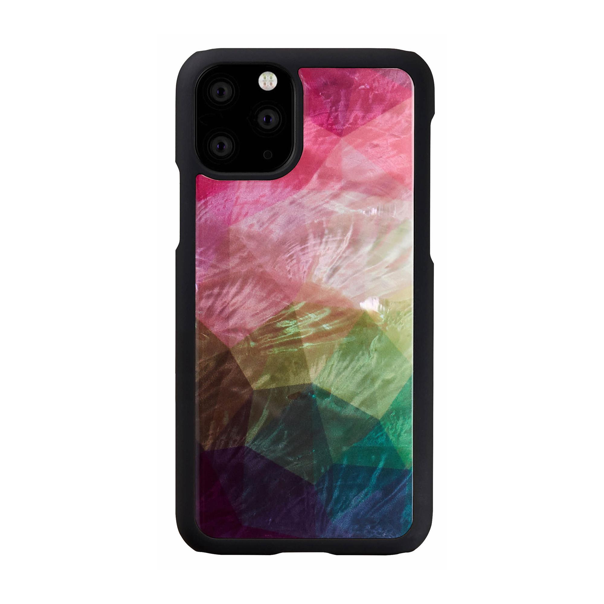 Ikins Juodas telefono dėklas iPhone 11 Pro su gėlių raštu