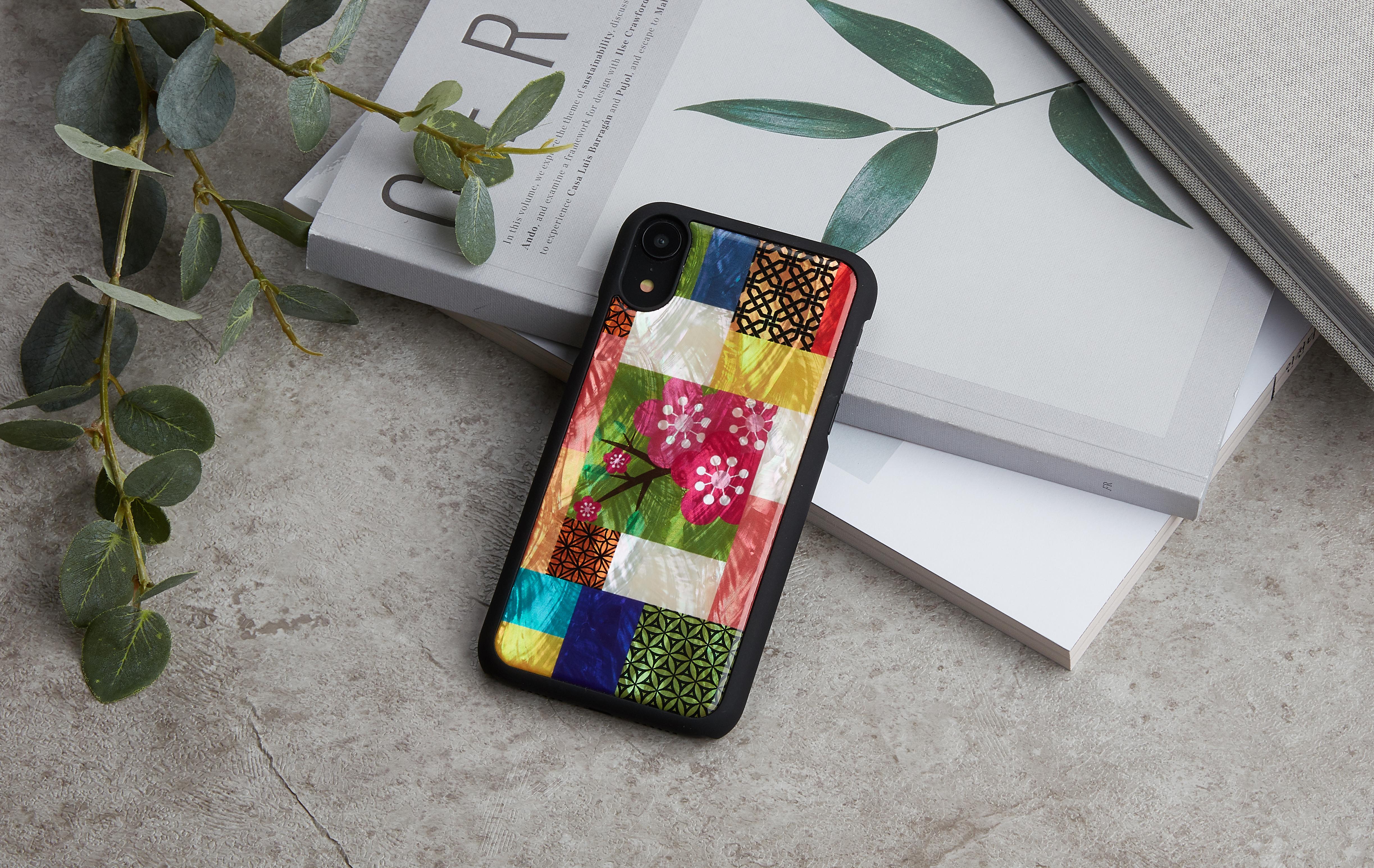 Ikins Juodas telefono dėklas iPhone XR