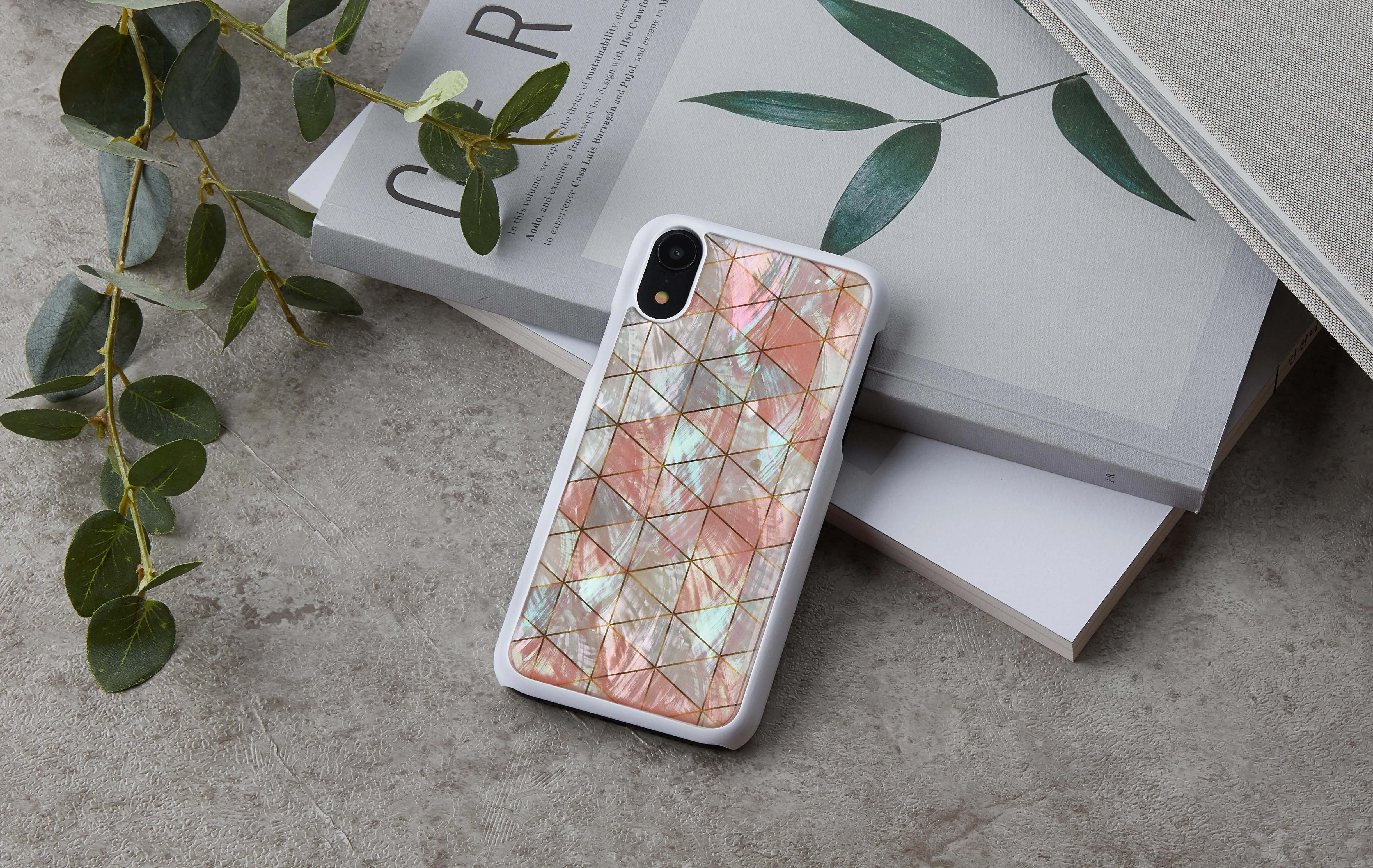 Ikins iPhone XR telefono dėklas „Diamond Baltas“