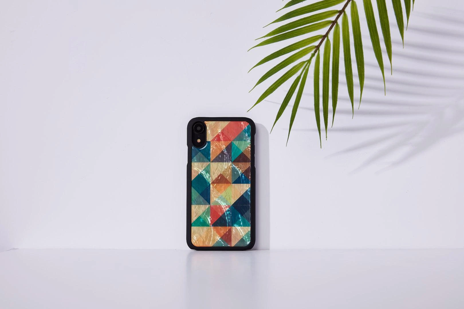 Ikins Telefono dėklas iPhone XR, juodas, mozaikinis