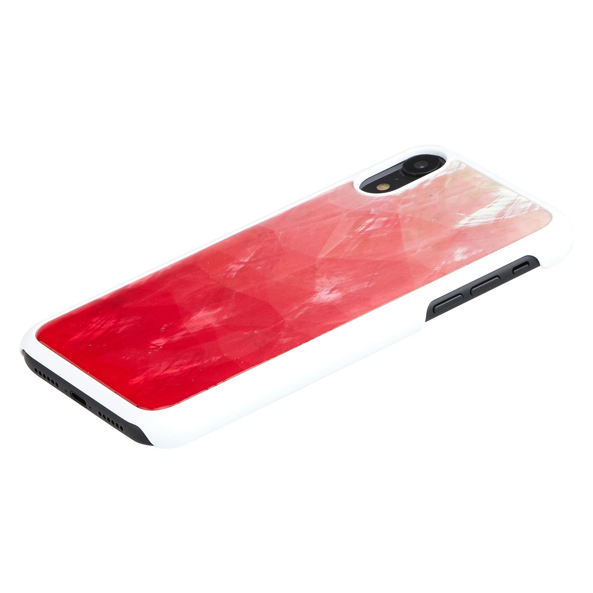 iKins SmartPhone dėklas Apple iPhone XR rožinės spalvos lake baltos spalvos