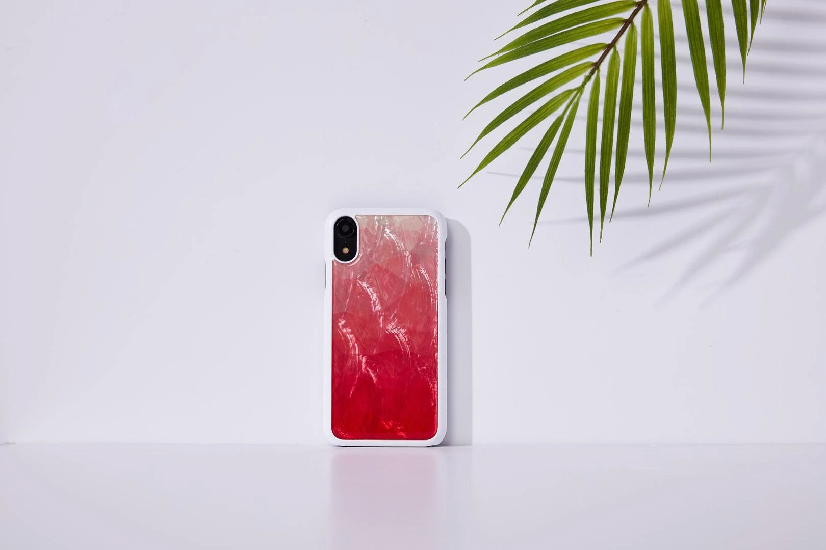 iKins SmartPhone dėklas Apple iPhone XR rožinės spalvos lake baltos spalvos