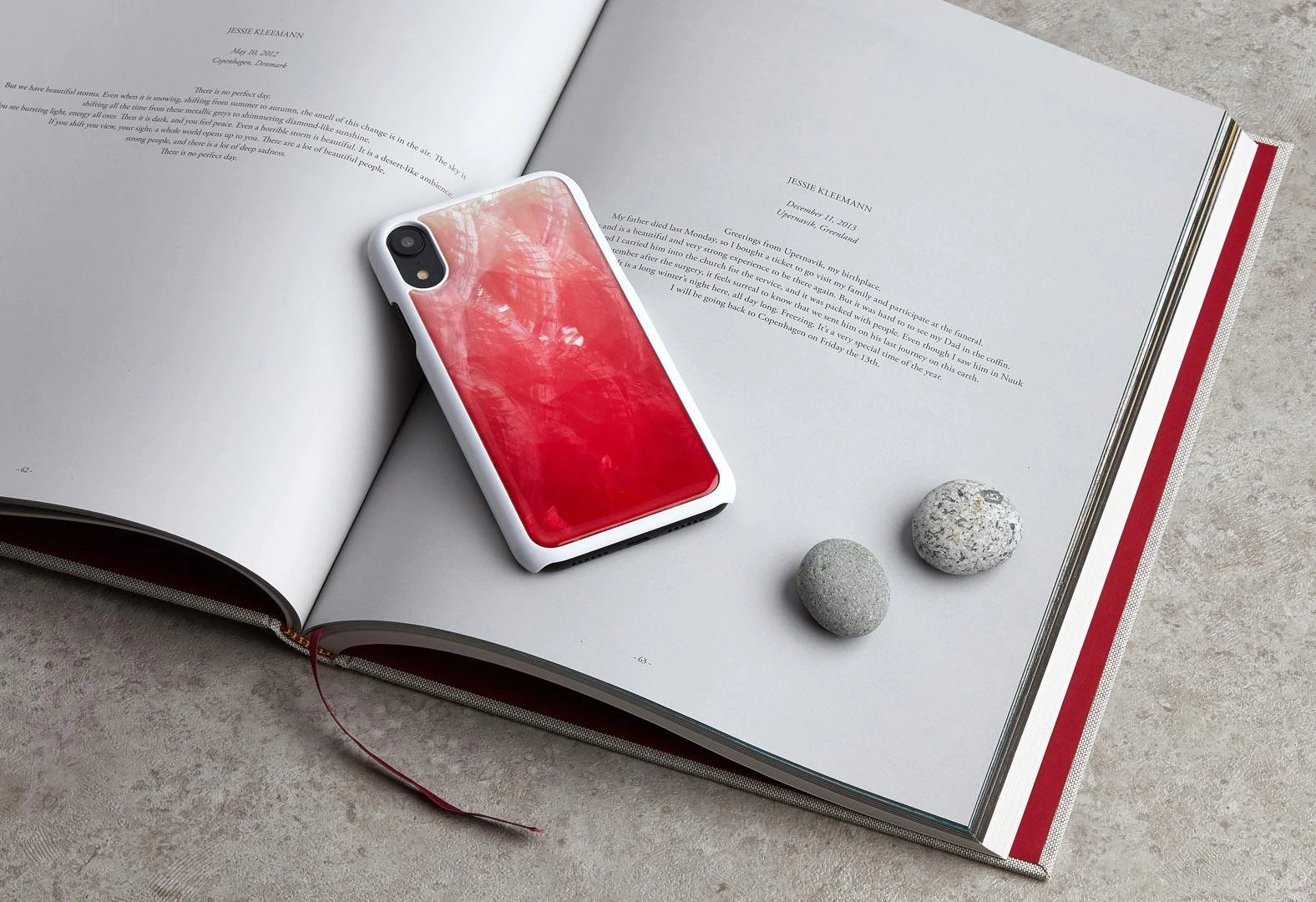 iKins SmartPhone dėklas Apple iPhone XR rožinės spalvos lake baltos spalvos