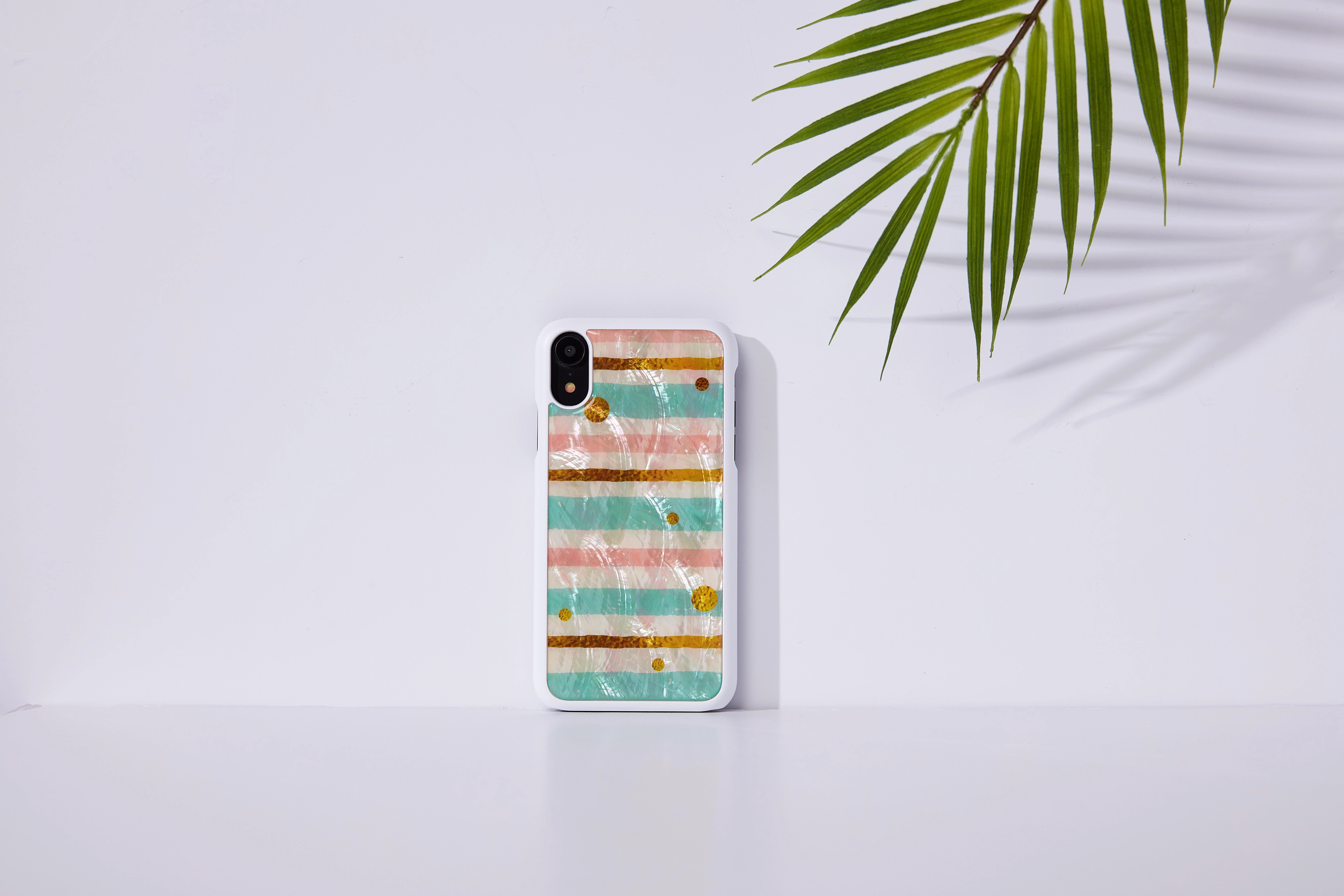 Ikins Telefono dėklas iPhone XR, pop mint baltas
