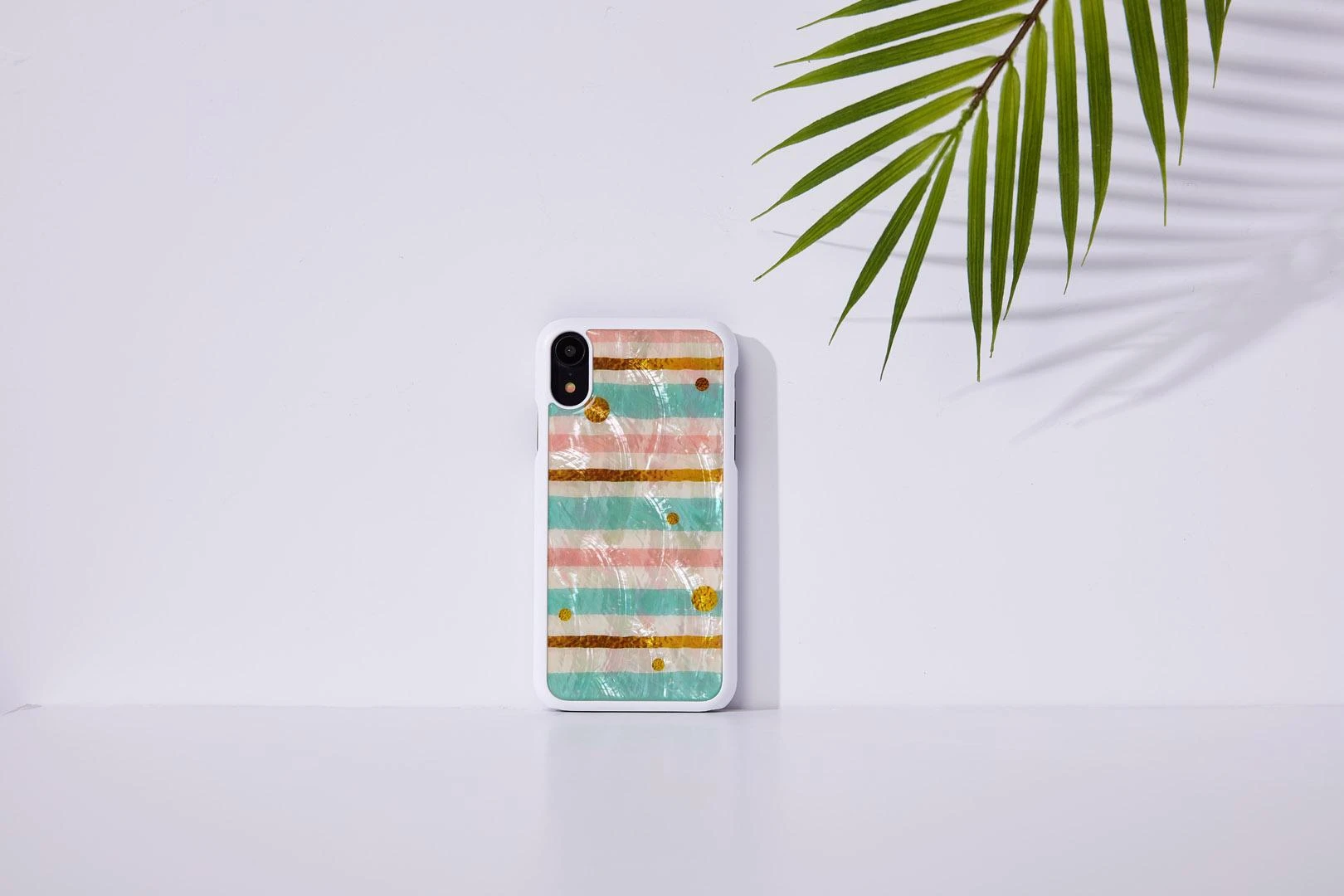 Ikins Telefono dėklas iPhone XR, pop mint baltas