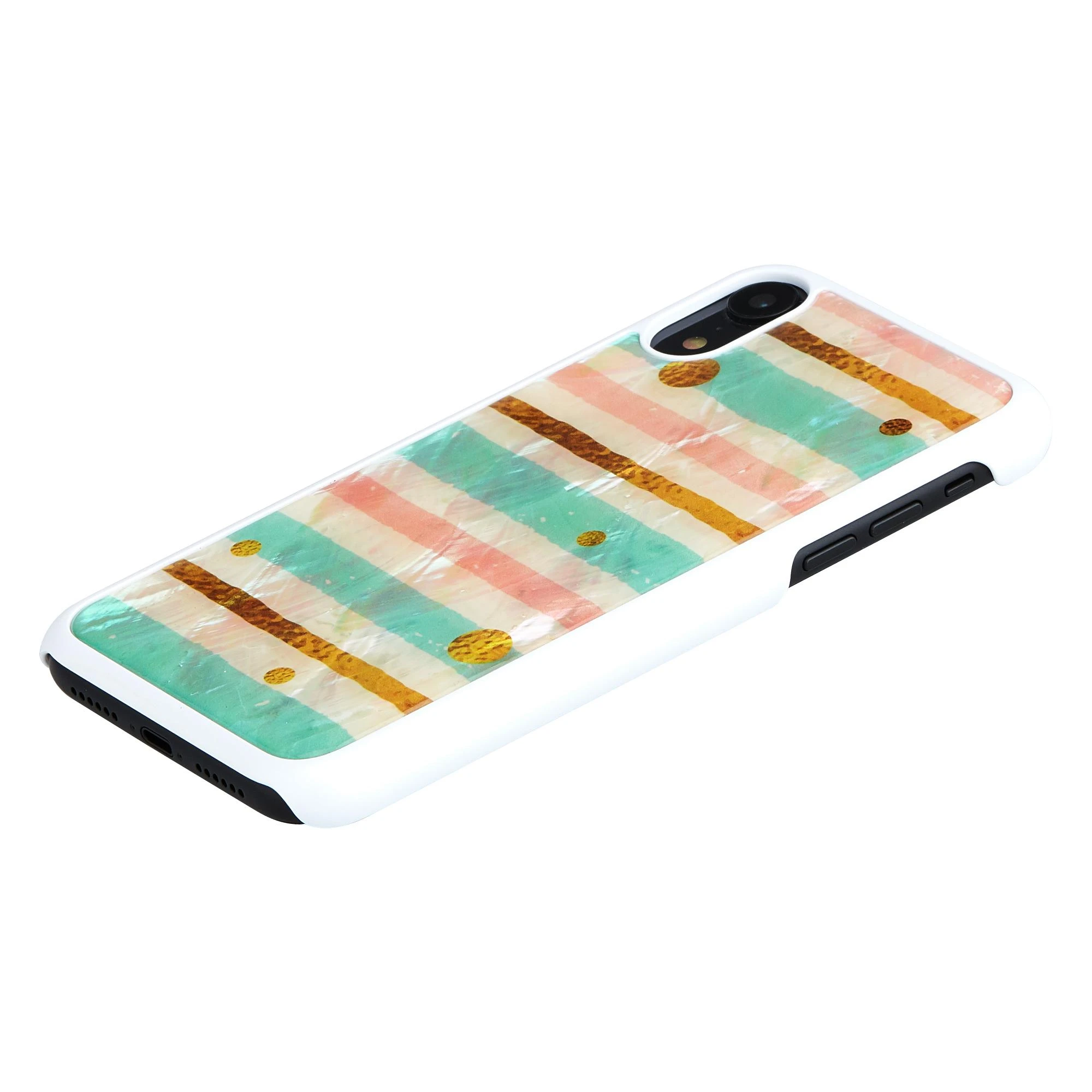 Ikins Telefono dėklas iPhone XR, pop mint baltas