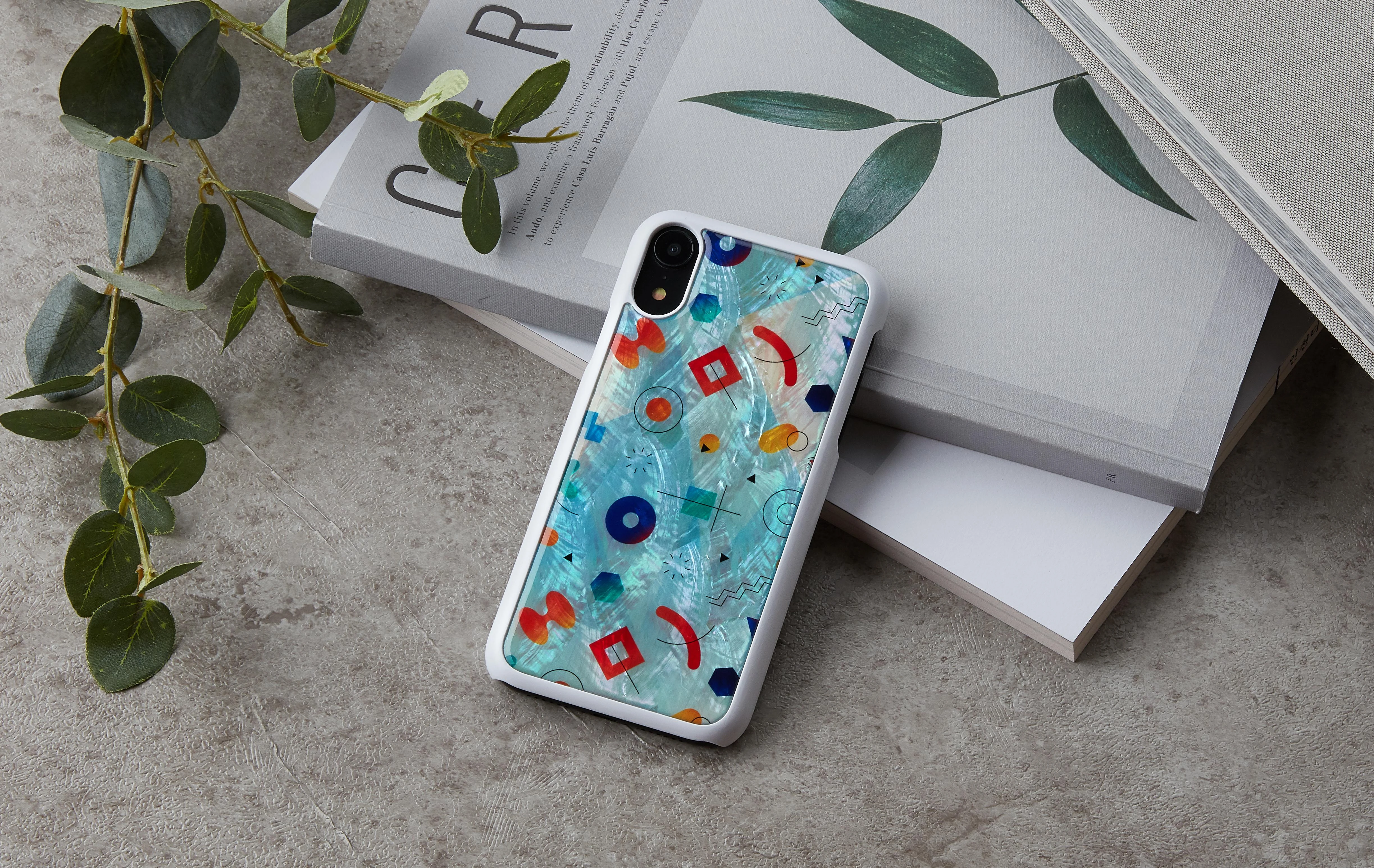 Ikins Baltas telefono dėklas iPhone XR