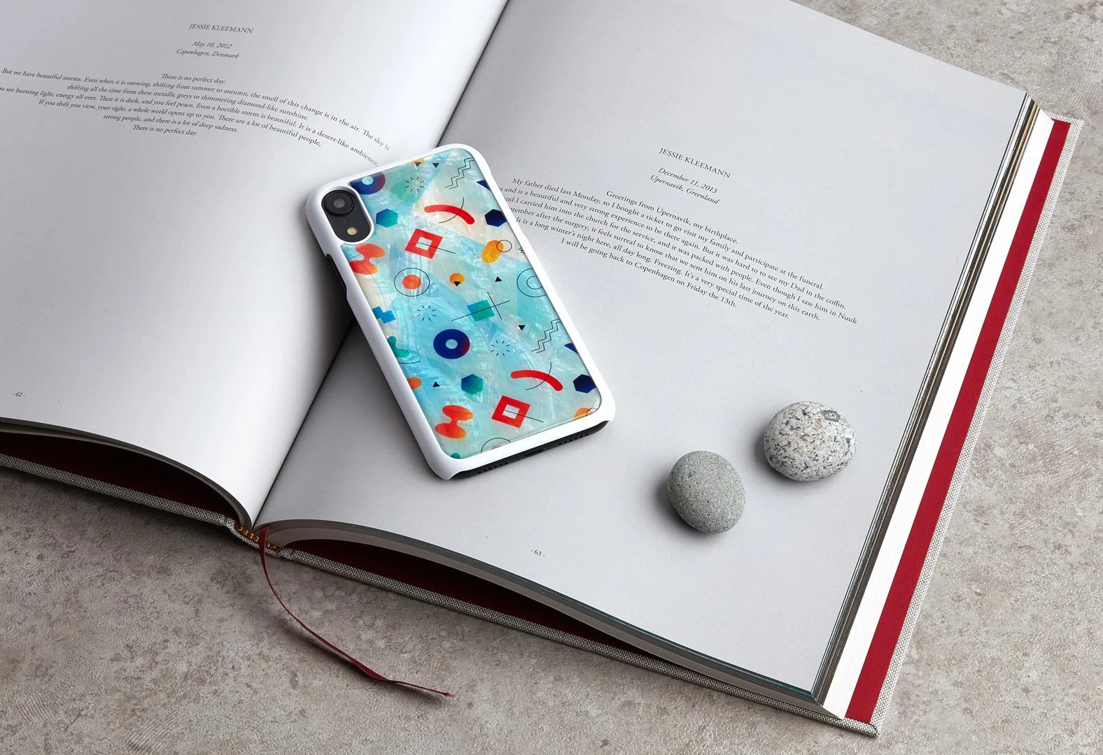 Ikins Baltas telefono dėklas iPhone XR