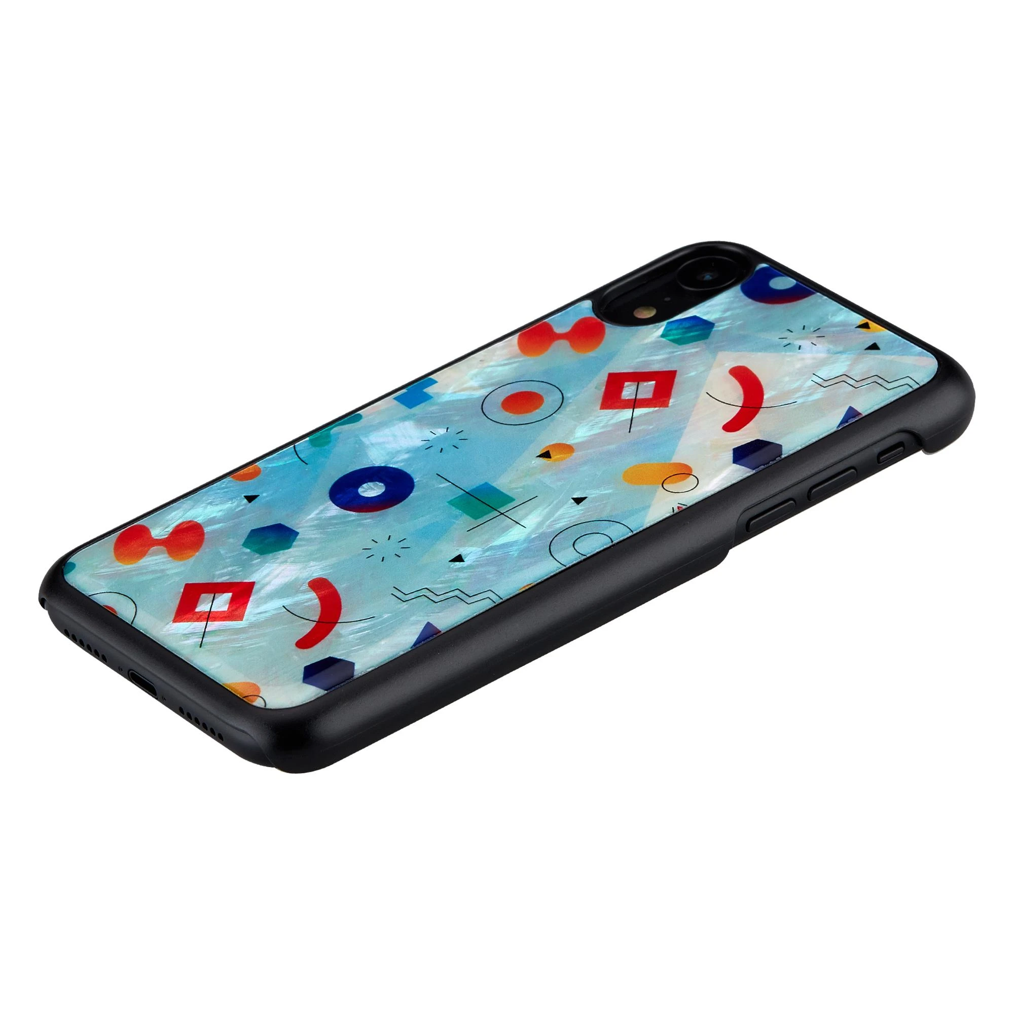 Ikins Juodas telefono dėklas iPhone XR modeliui
