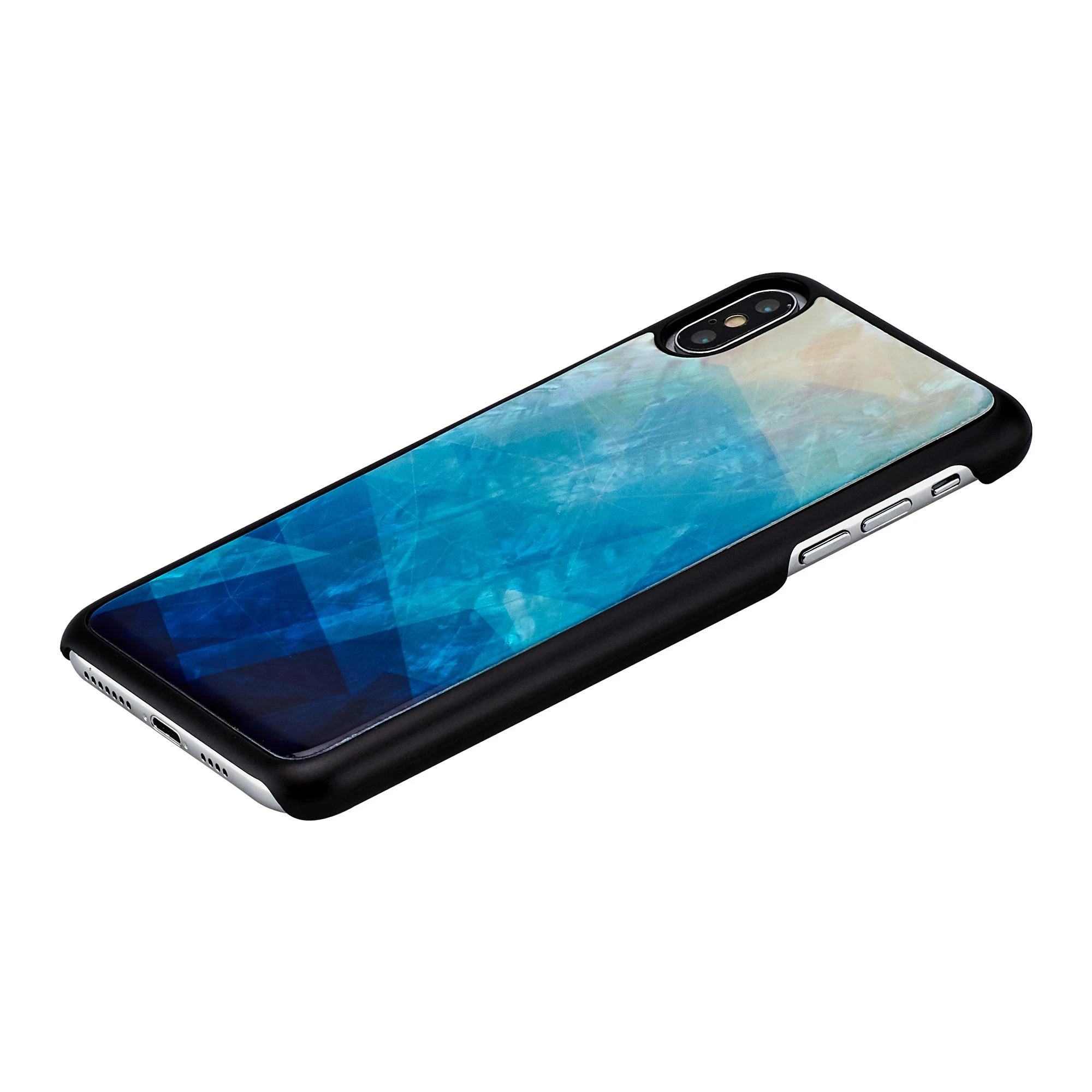 Ikins Telefono dėklas iPhone XS Max, mėlynas ir juodas