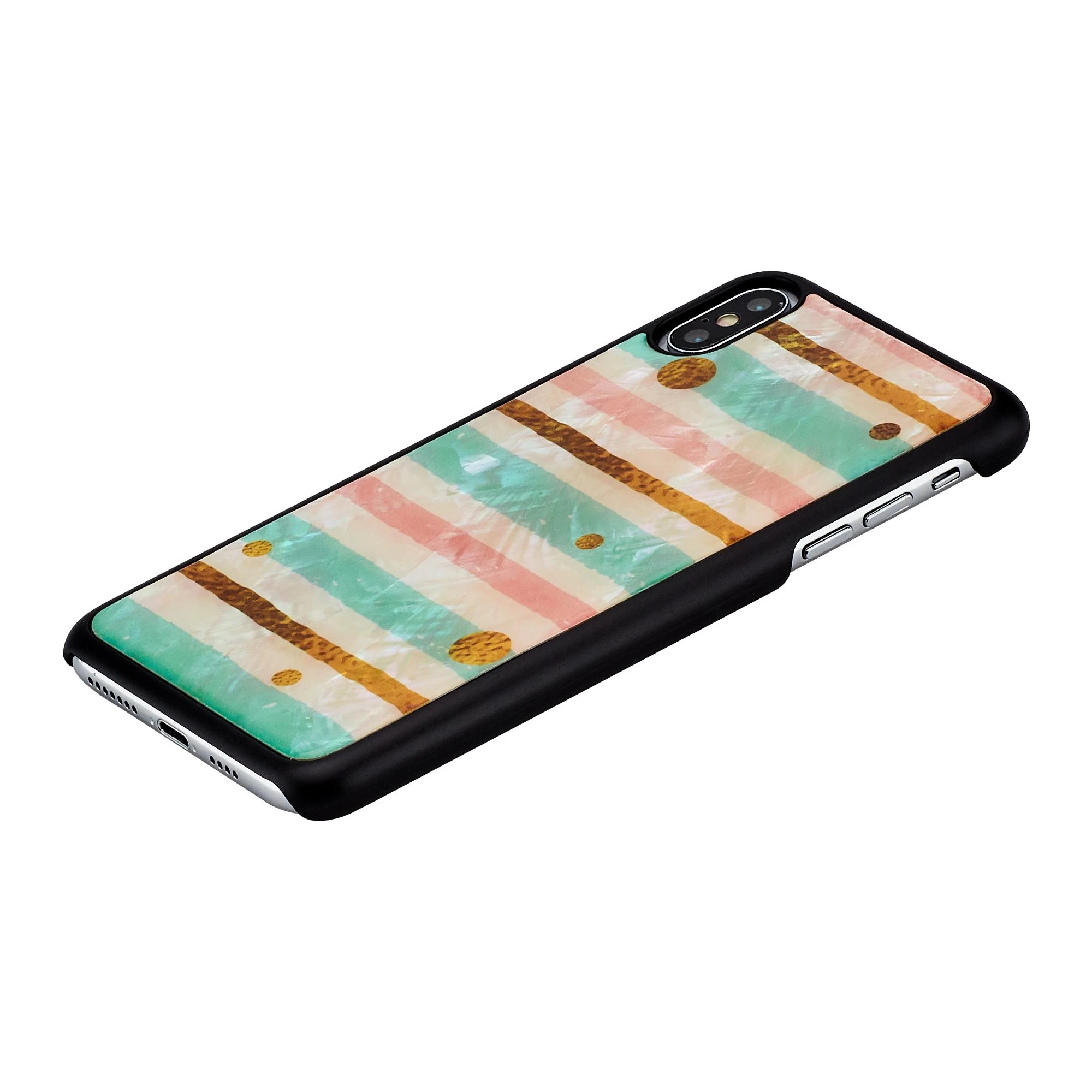 Ikins Telefono dėklas iPhone XS Max, „Pop Mint Juodas“