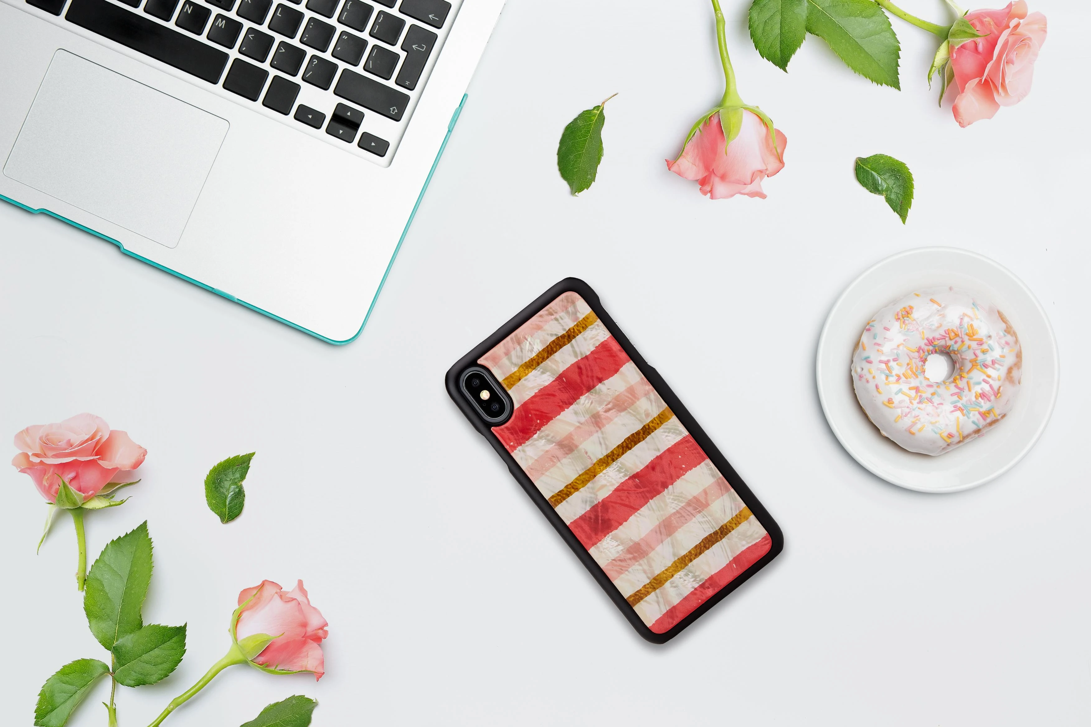 Ikins Juodas telefono dėklas iPhone XS Max