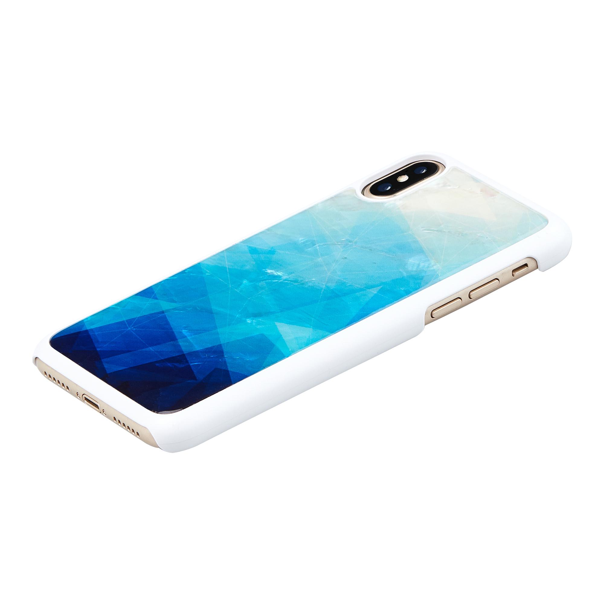 Ikins Telefono dėklas iPhone XS/S, mėlynai baltas