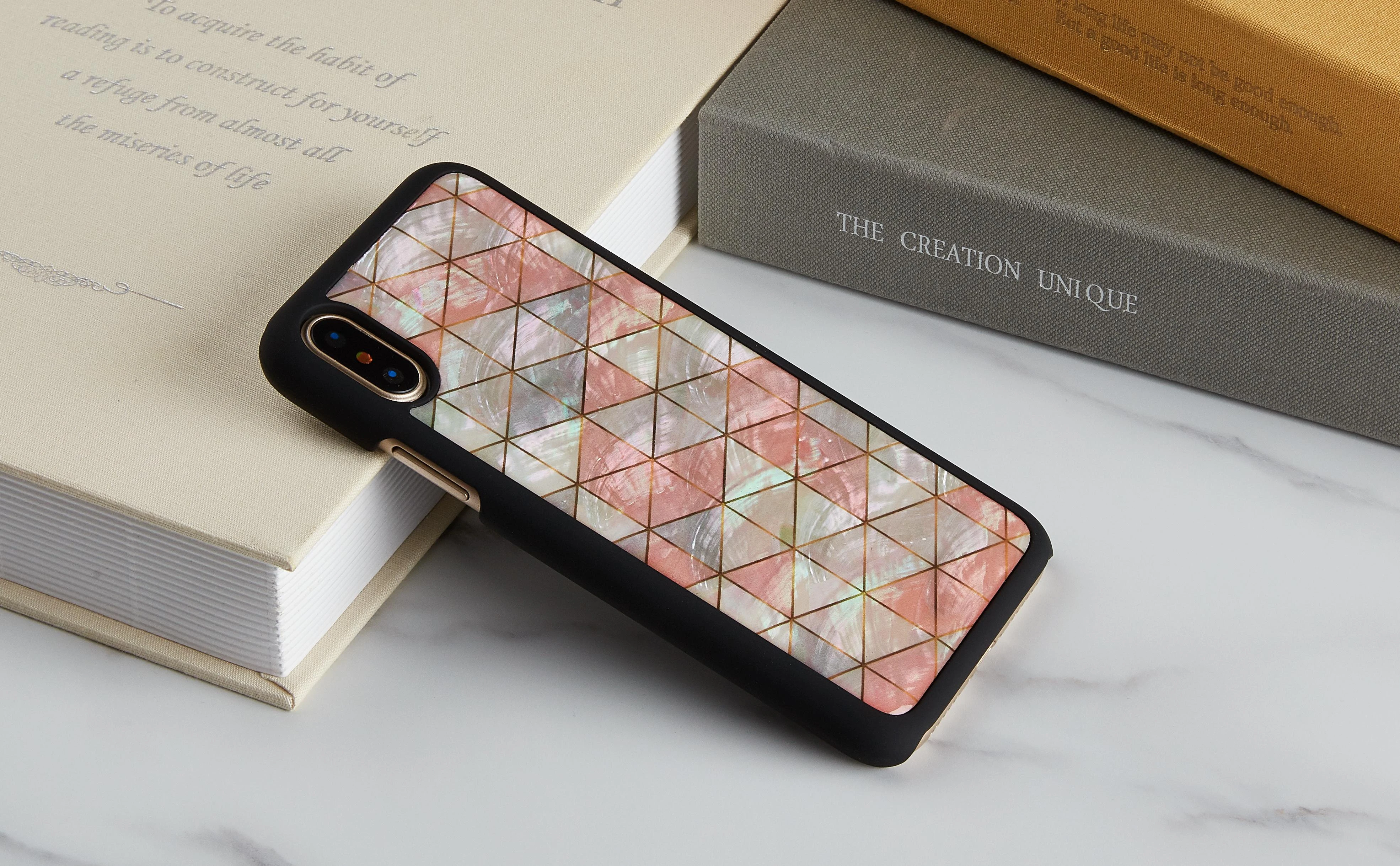 Ikins Juodas telefono dėklas iPhone XS/S