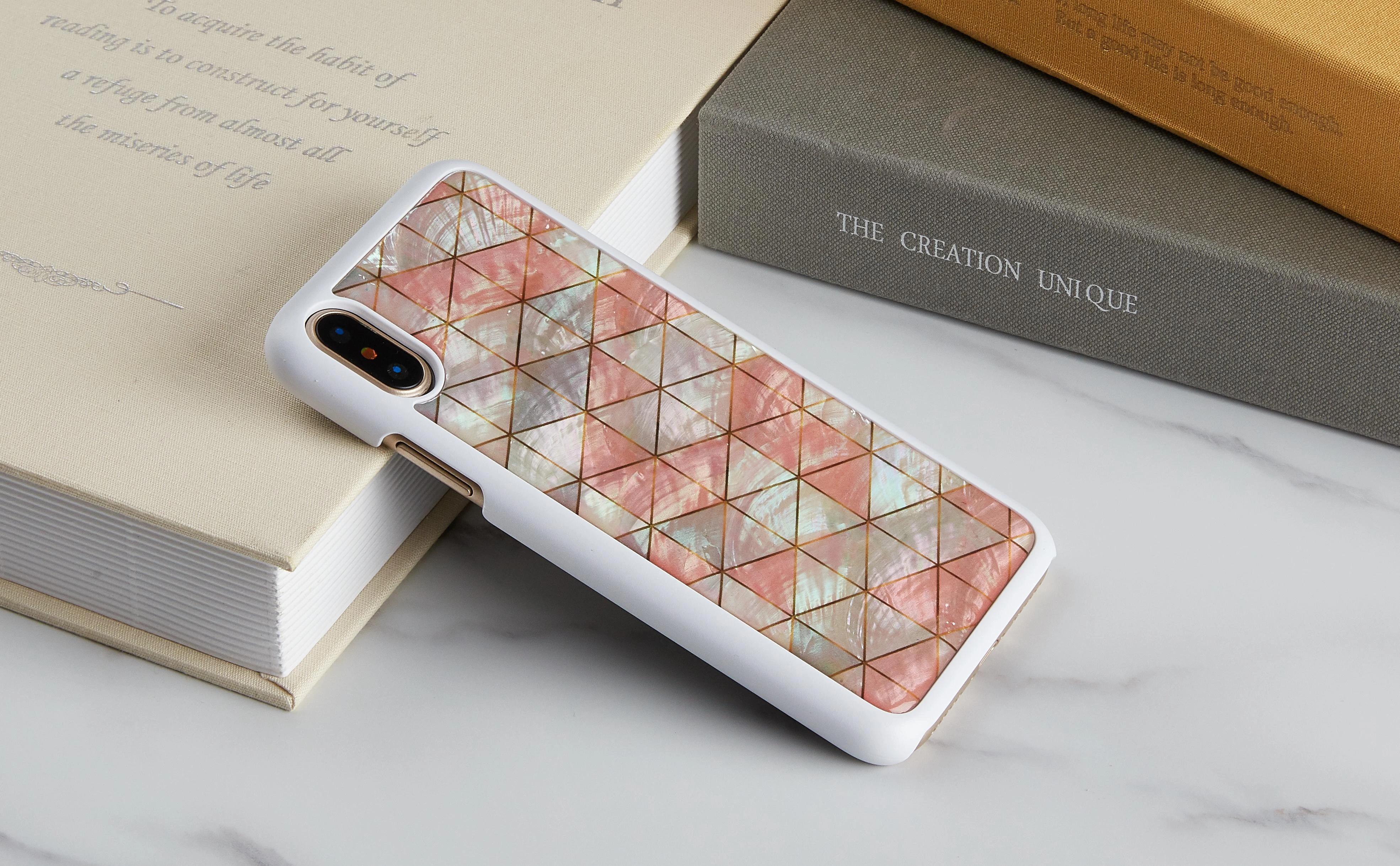 Ikins Telefono dėklas iPhone XS/S, „Diamond Baltas“