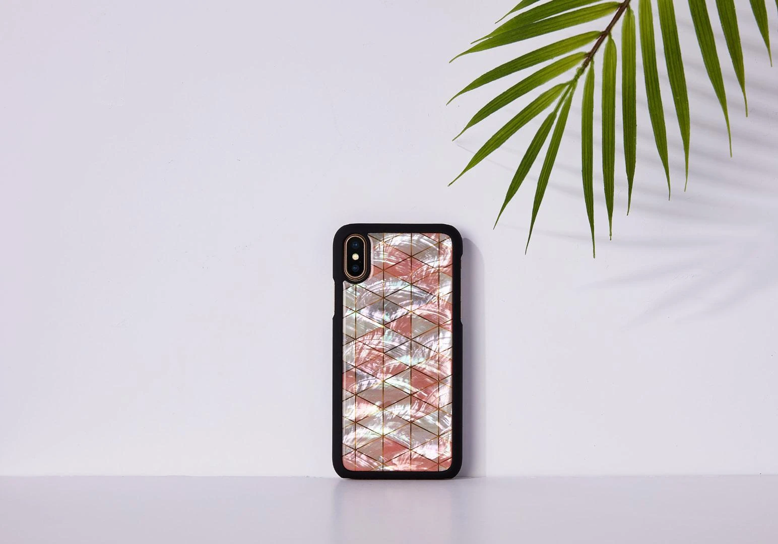 Ikins Juodas telefono dėklas iPhone XS/S