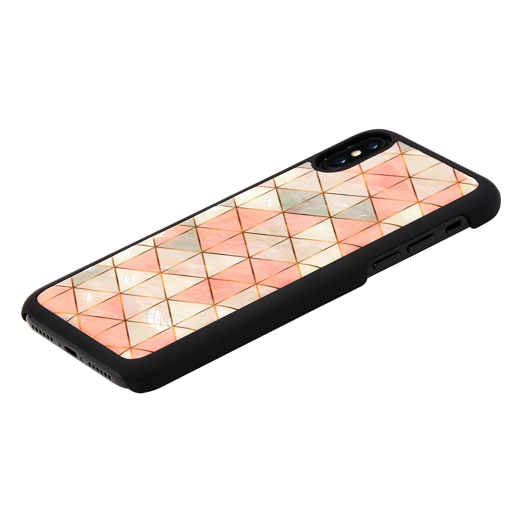 Ikins Juodas telefono dėklas iPhone XS/S