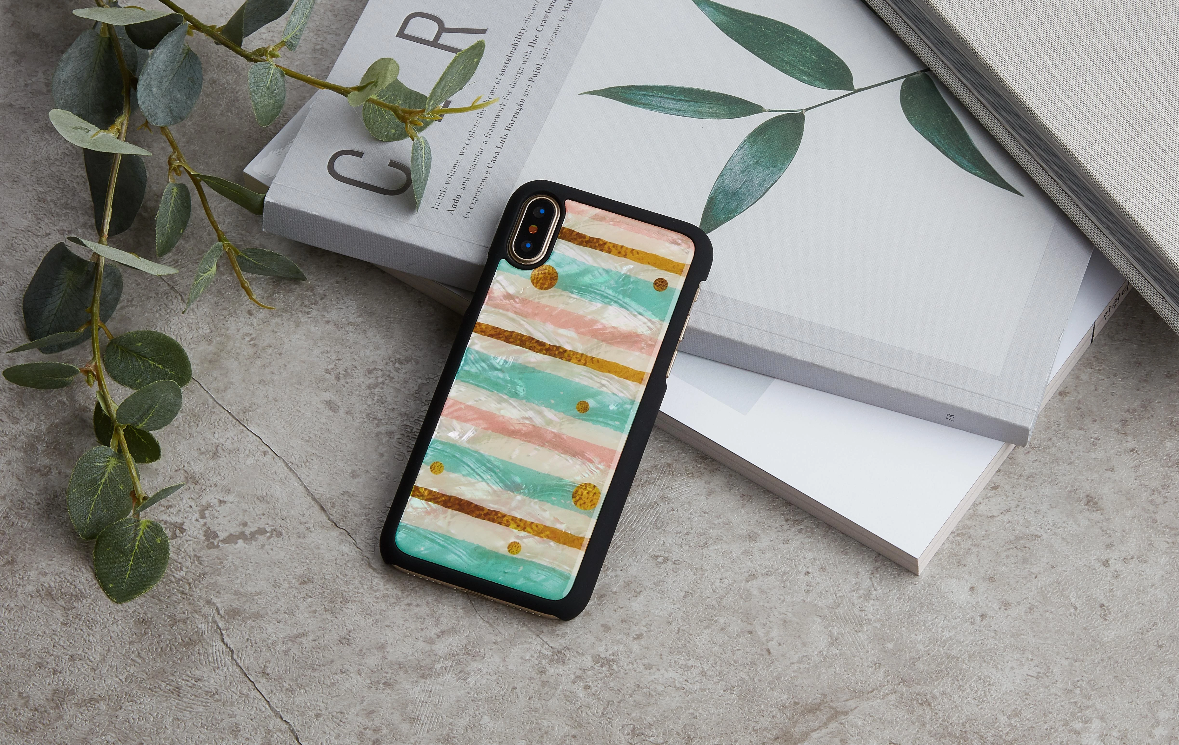 Ikins Juodas telefono dėklas iPhone XS/S