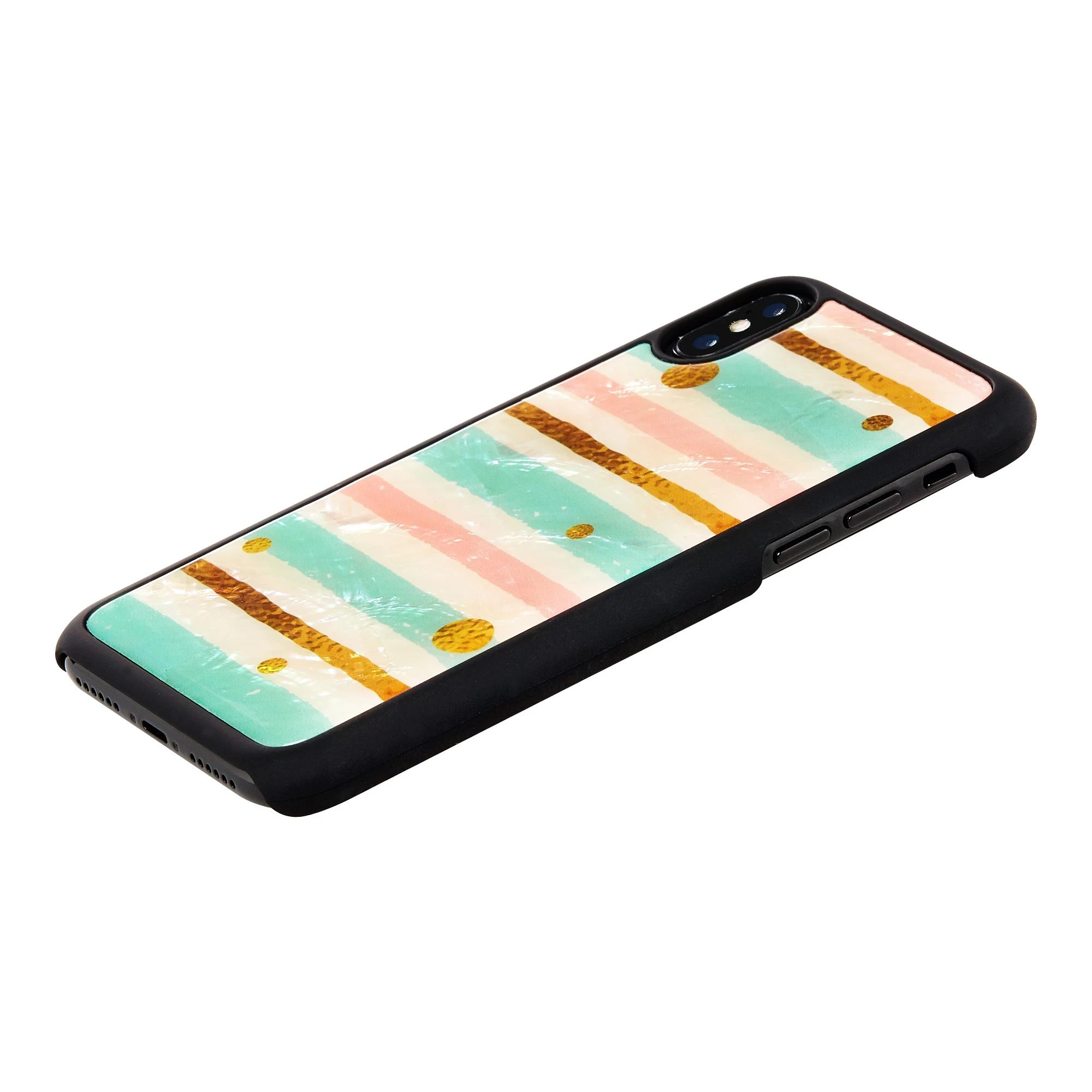 Ikins Juodas telefono dėklas iPhone XS/S