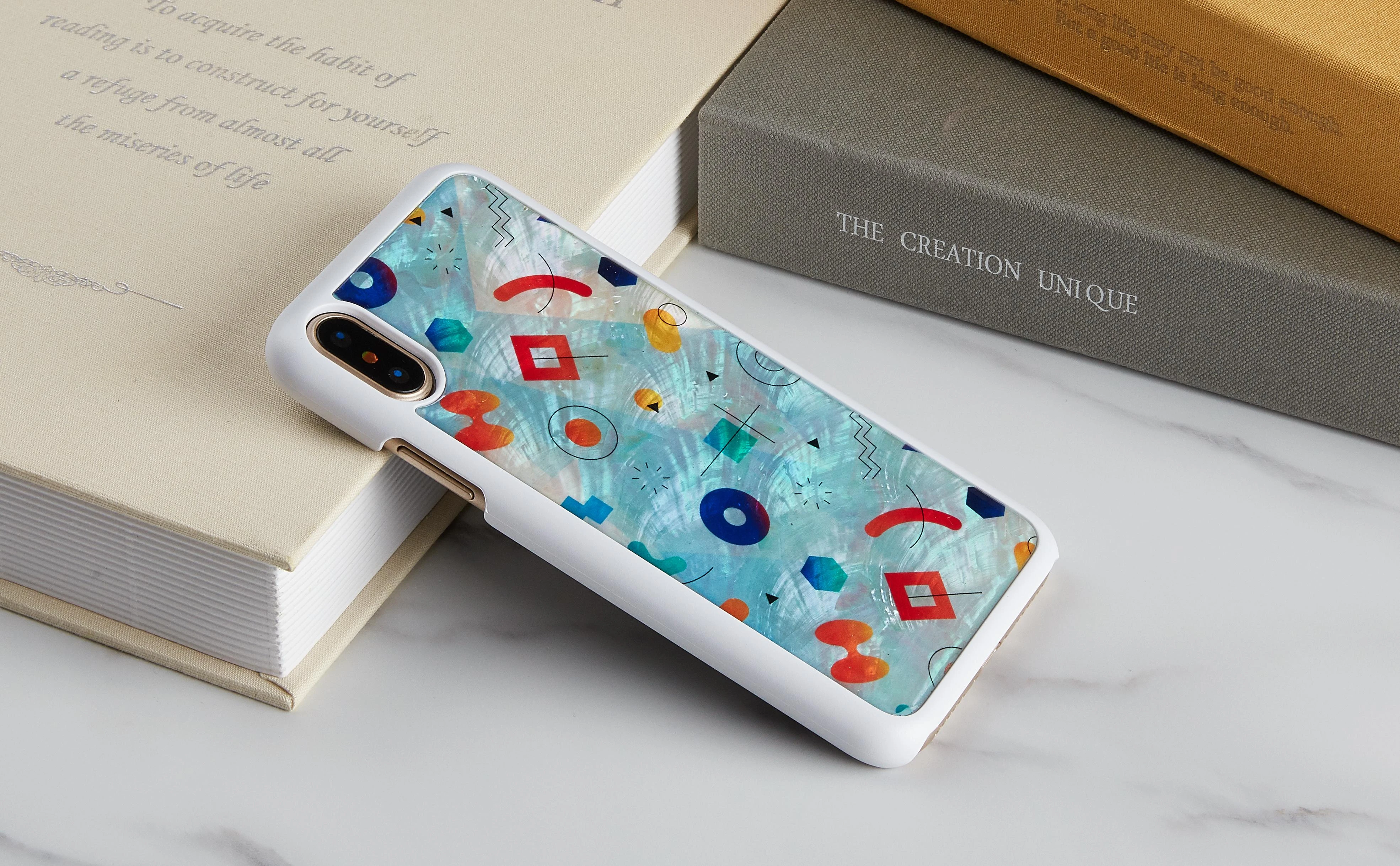Ikins Telefono dėklas iPhone XS/S, baltas