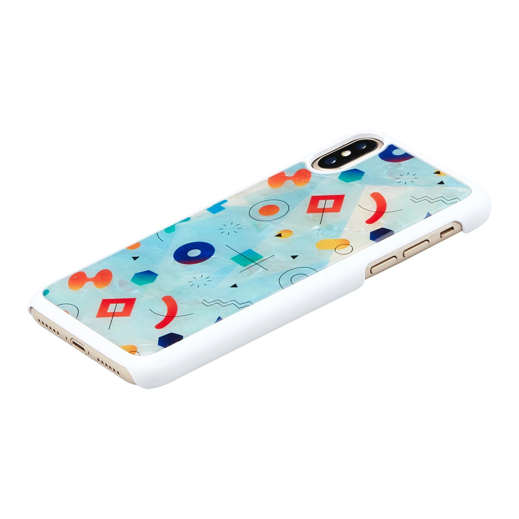 Ikins Telefono dėklas iPhone XS/S, baltas