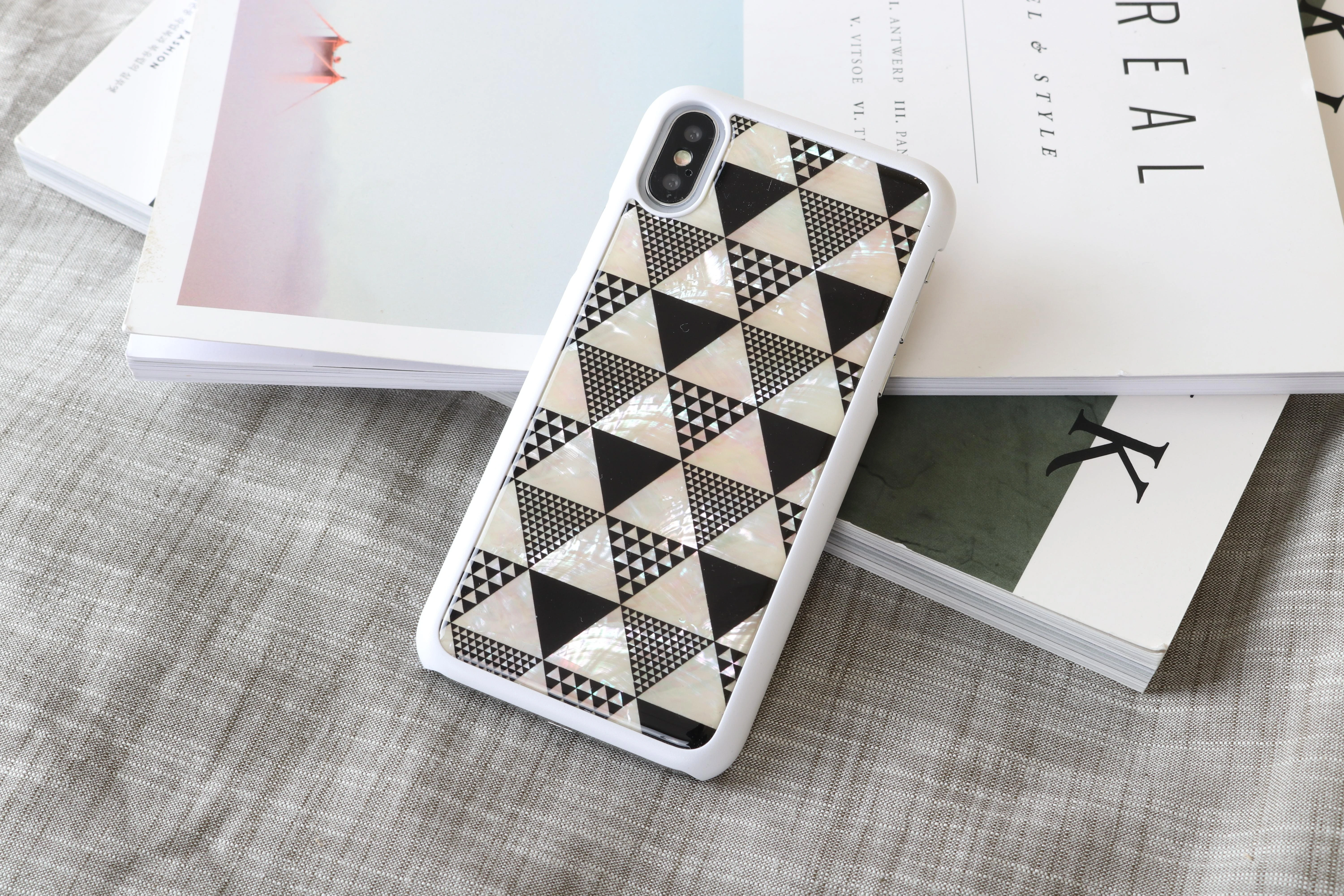 Ikins Baltas telefono dėklas iPhone XS/S