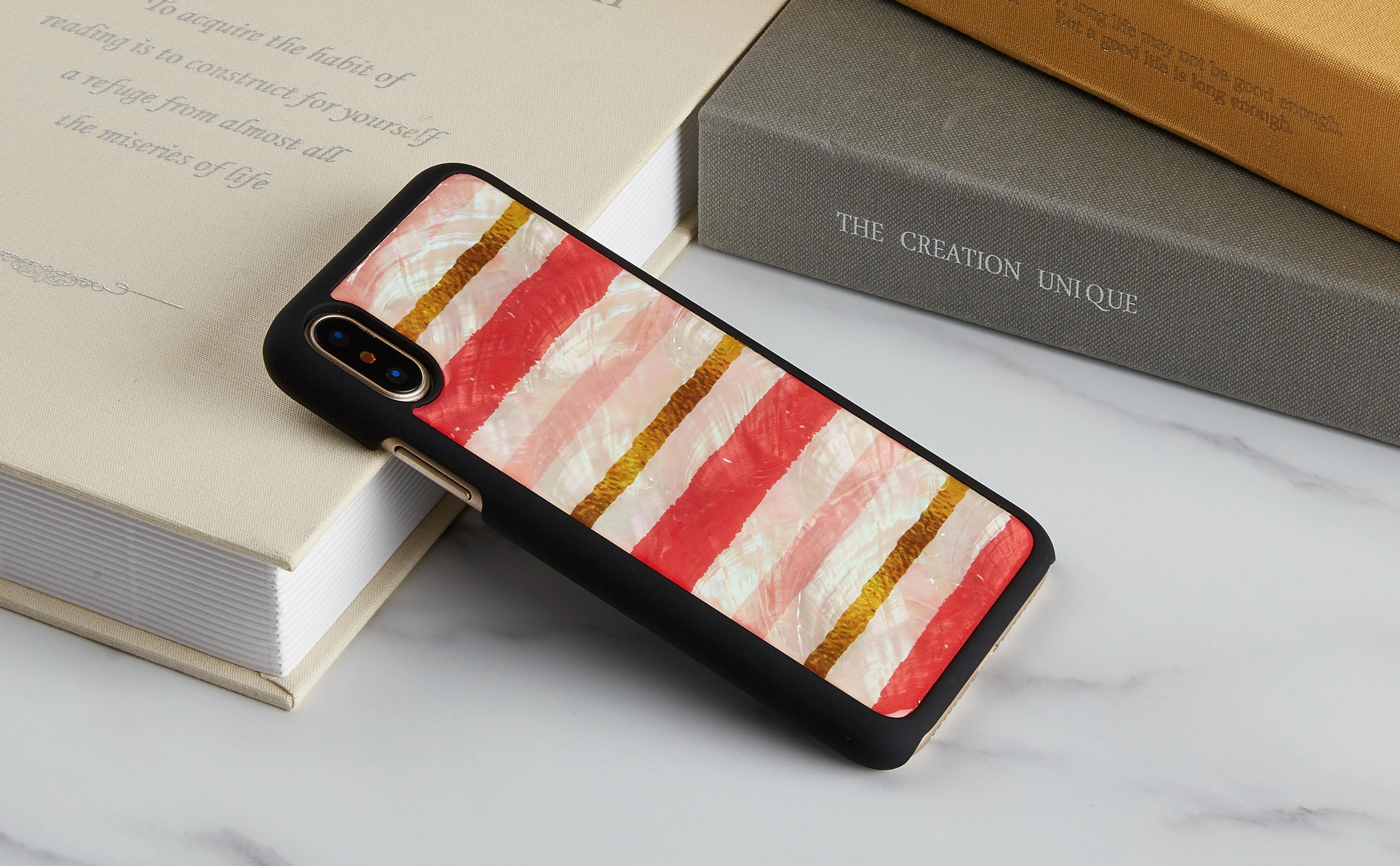 Ikins Juodas telefono dėklas iPhone XS/S