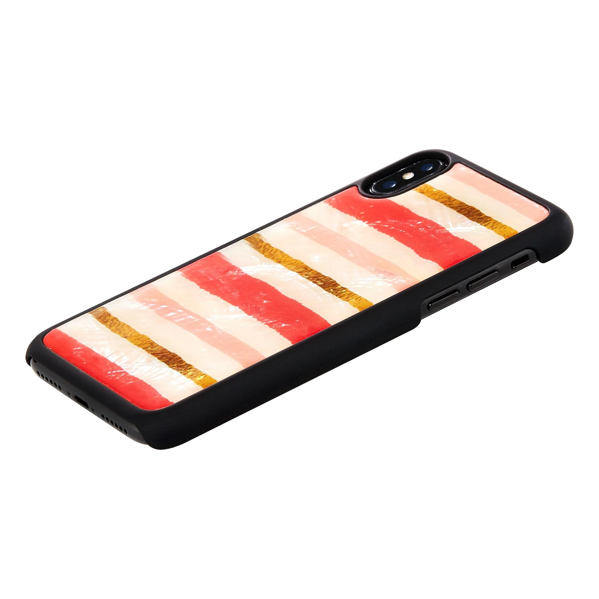 Ikins Juodas telefono dėklas iPhone XS/S