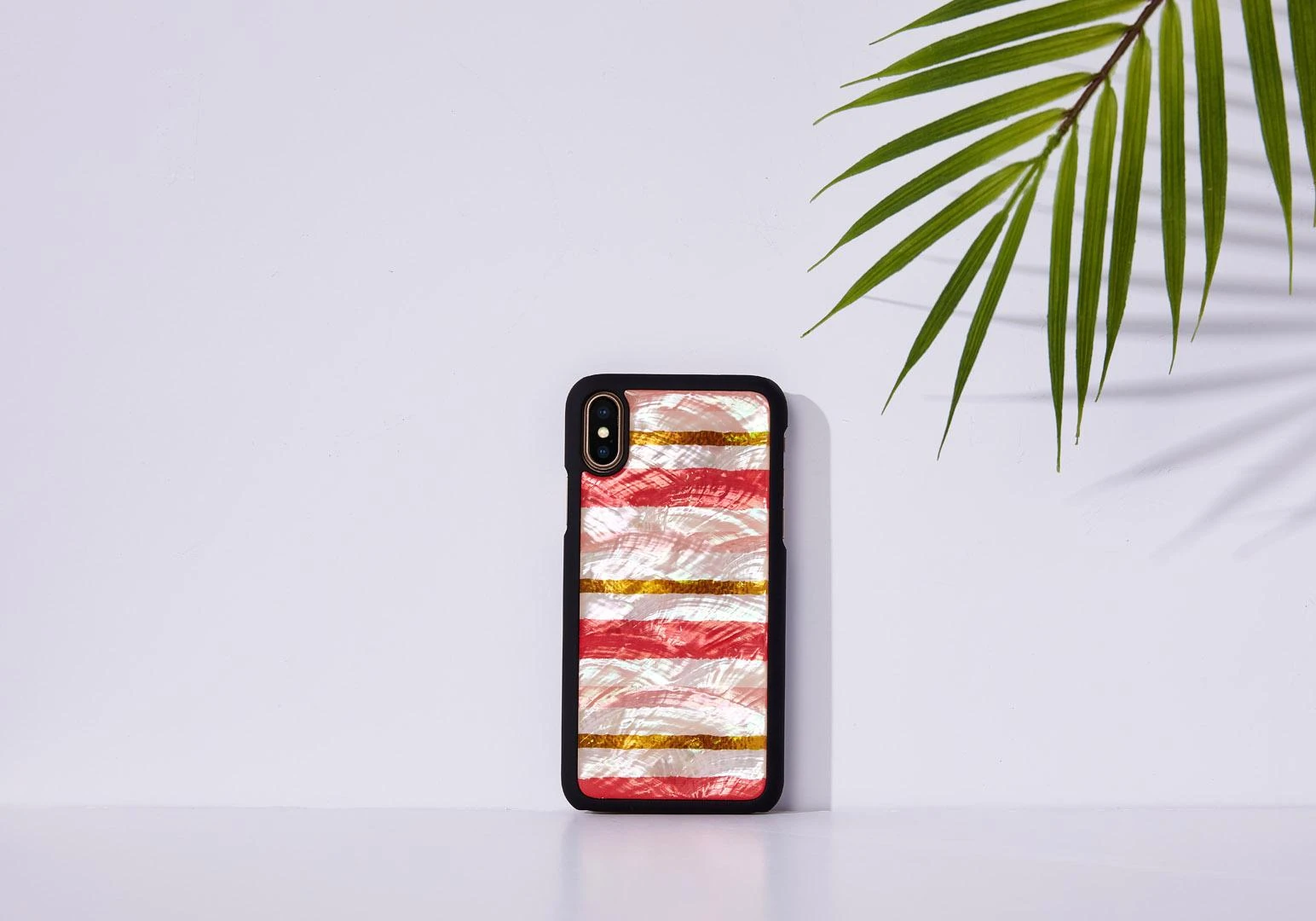 Ikins Juodas telefono dėklas iPhone XS/S