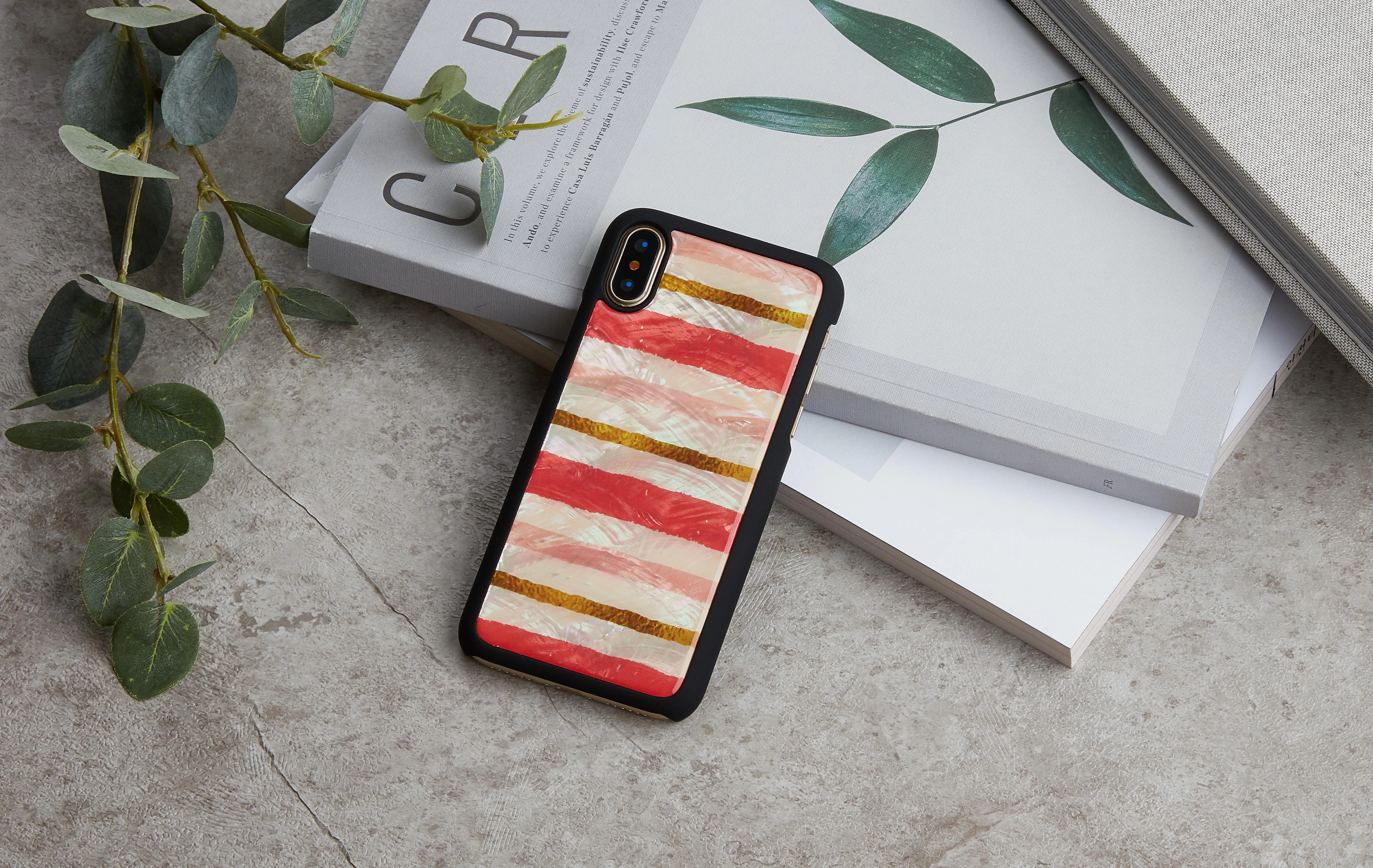 Ikins Juodas telefono dėklas iPhone XS/S