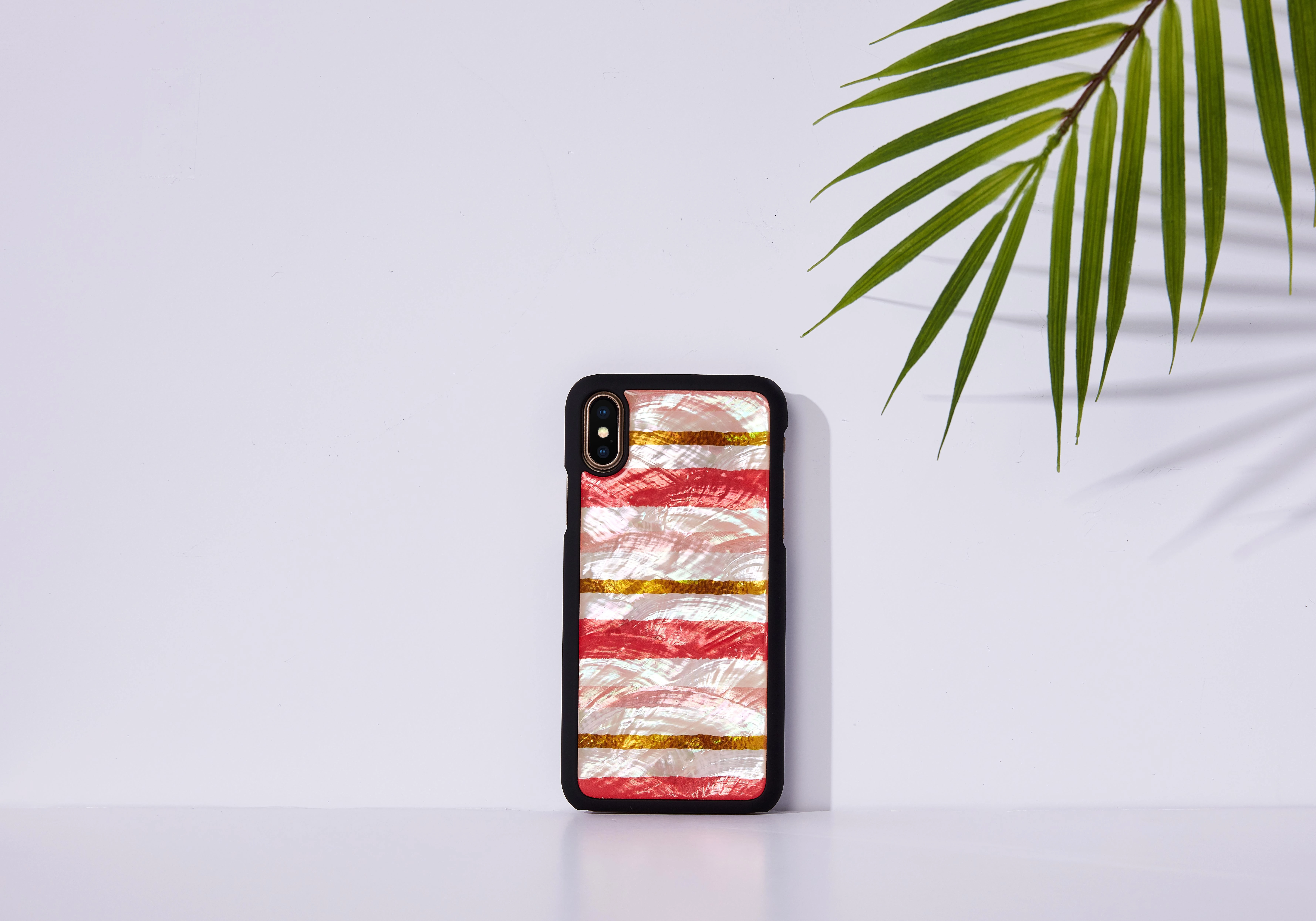Ikins Juodas telefono dėklas iPhone XS/S