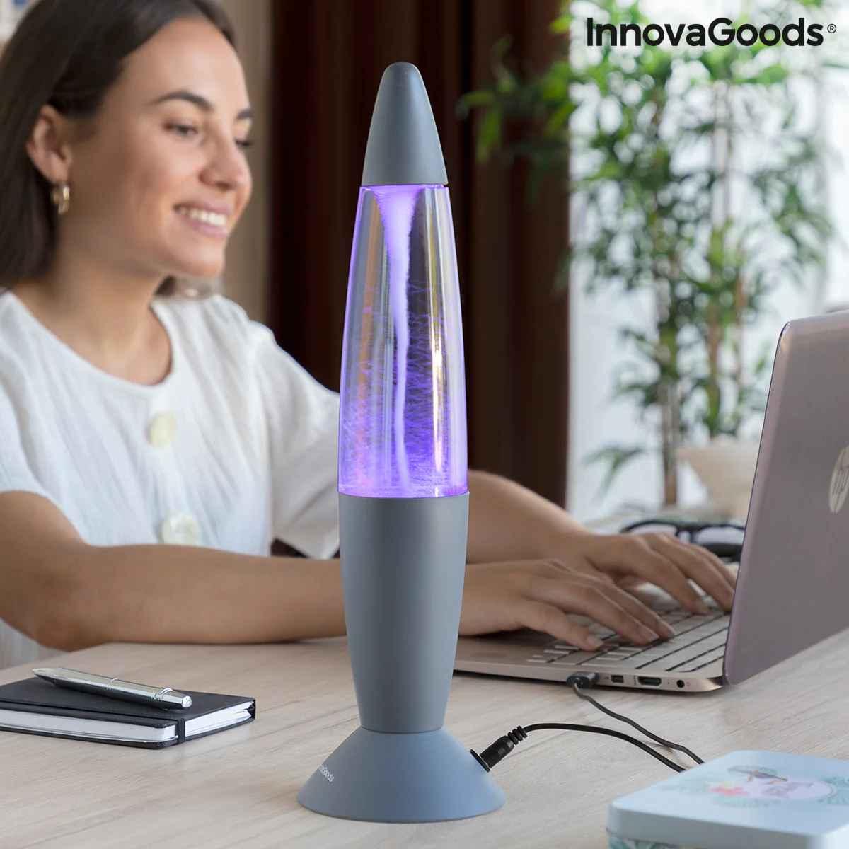 „InnovaGoods“ spalvinga dekoratyvinė LED lempa „Tornado“