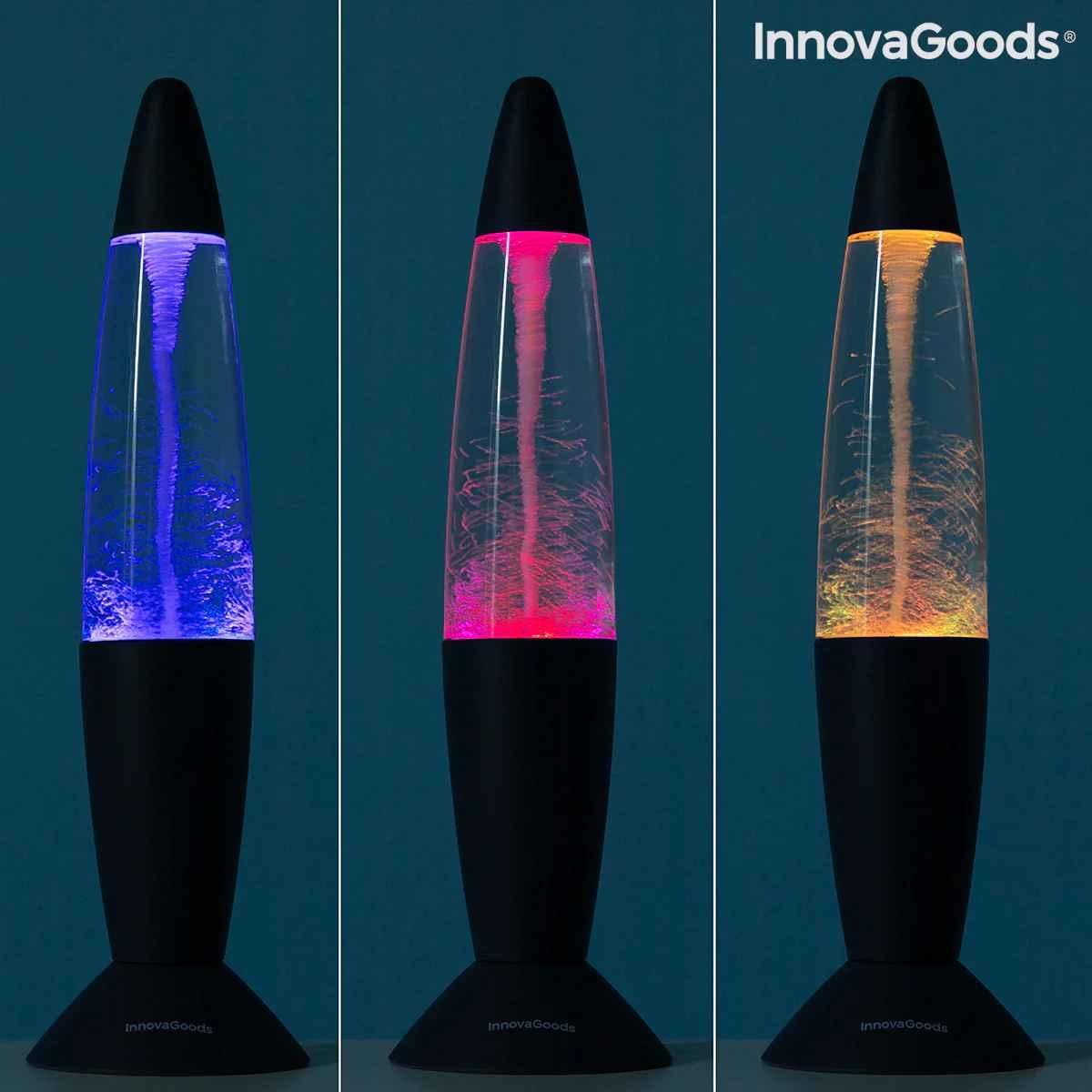 „InnovaGoods“ spalvinga dekoratyvinė LED lempa „Tornado“