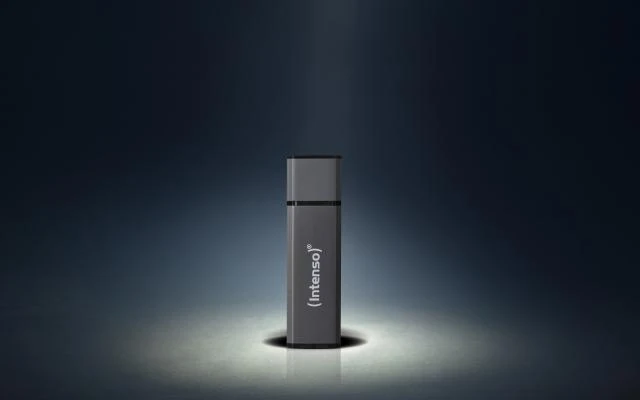 Pendrive Intenso AluLine USB Drive 2x32GB USB 2.0 Antracyt, Sidabrinė (3521480)