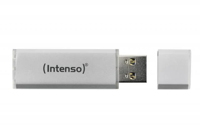 Pendrive Intenso AluLine USB Drive 2x32GB USB 2.0 Antracyt, Sidabrinė (3521480)
