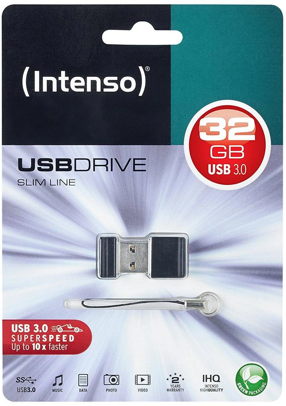INTENSO 3532480 Intenso pendrive USB 3.0 SLIM LINE MICRO 32 GB
