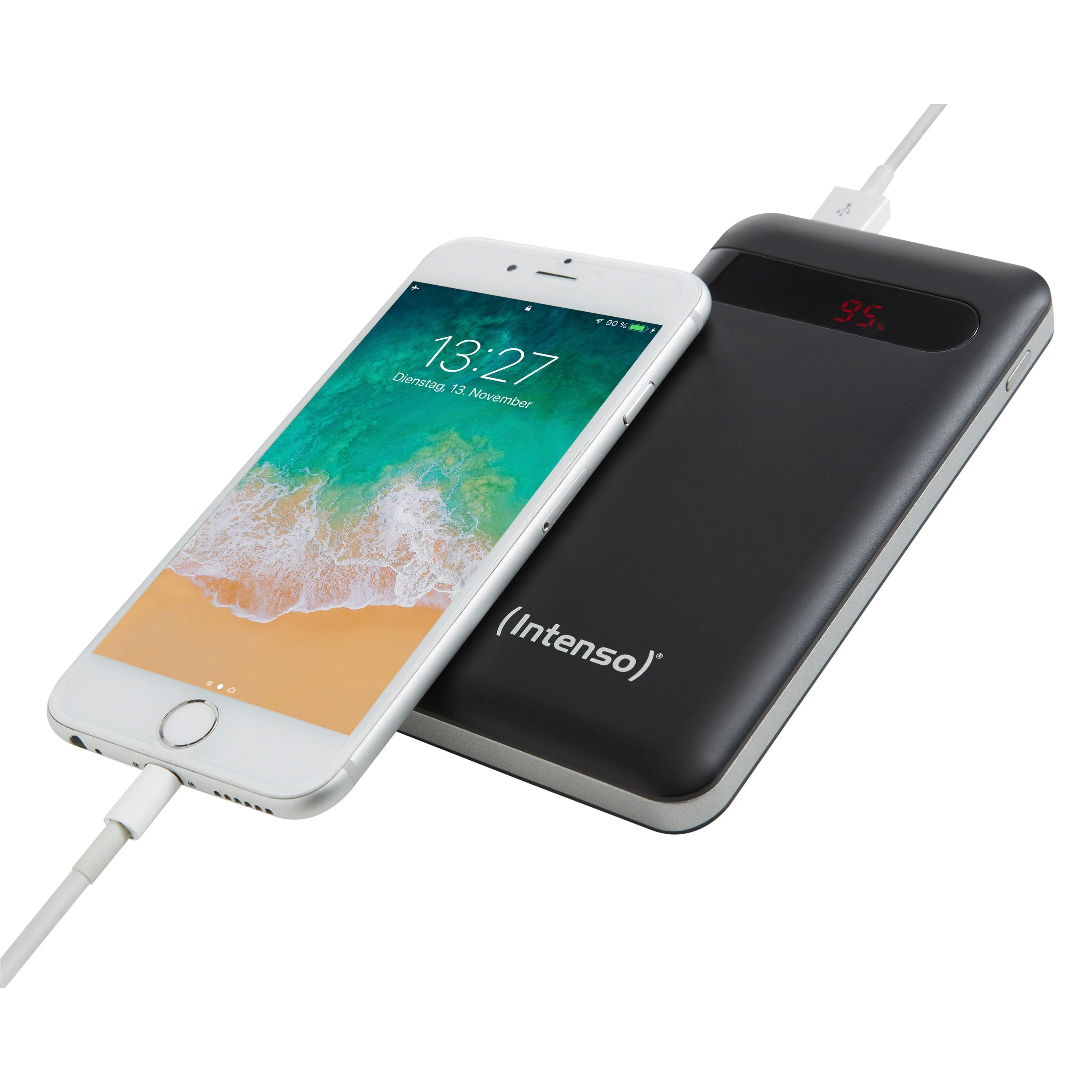 Intenso Išorinė baterija USB 10000MAH antracito spalvos 7332330 Intensyvus