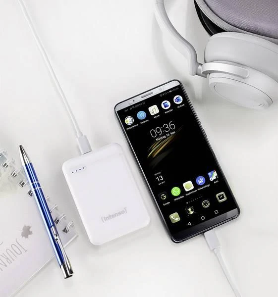 POWER BANK USB 5000MAH Baltas 7313522 INTENSO