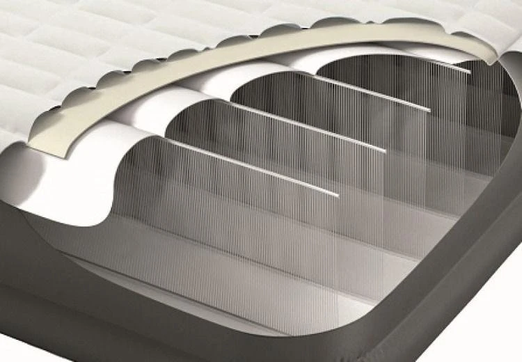 Pripučiamas čiužinys INTEX Deluxe DURA-BEAM Queen 152x203x25 cm