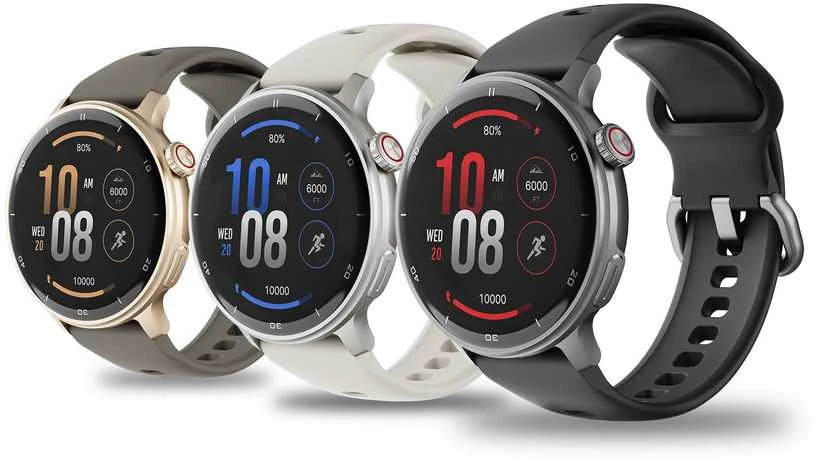 Stelio Activ GPS išmanusis laikrodis 46 mm, sidabrinis