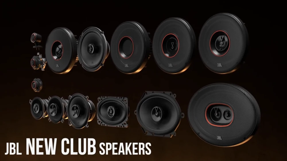 Harman Kardon JBL, CLUB 34F, GEN3 2-juostų koaksialiniai garsiakalbiai 8.75cm