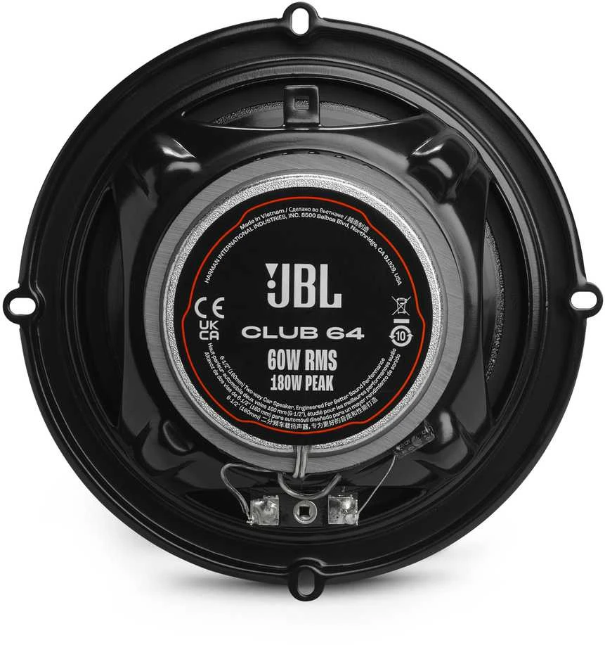 JBL, CLUB 64, GEN3 2-juostų koaksialiniai garsiakalbiai 16cm