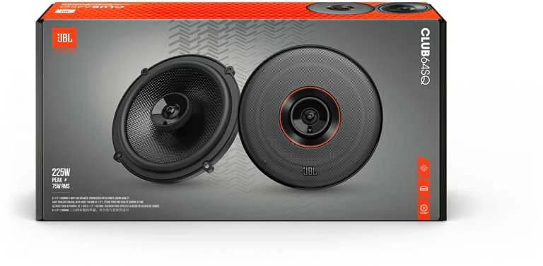 JBL, CLUB 64SQ, GEN3 2-juostų koaksialiniai garsiakalbiai 16cm