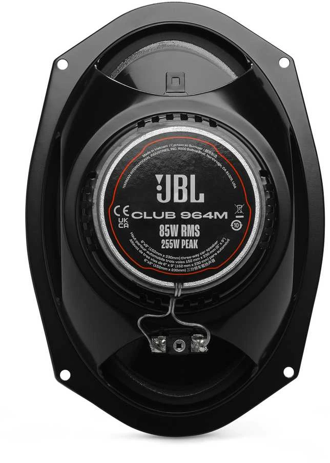 JBL, CLUB 964M, GEN3 15 x 23 cm/6 x 9" 2-juostų koaksialiniai gar