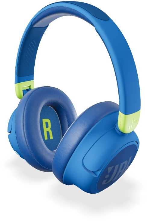 JBL Junior 460NC Belaidės triukšmą slopinančios ausinės vaikams, Mėlynos
