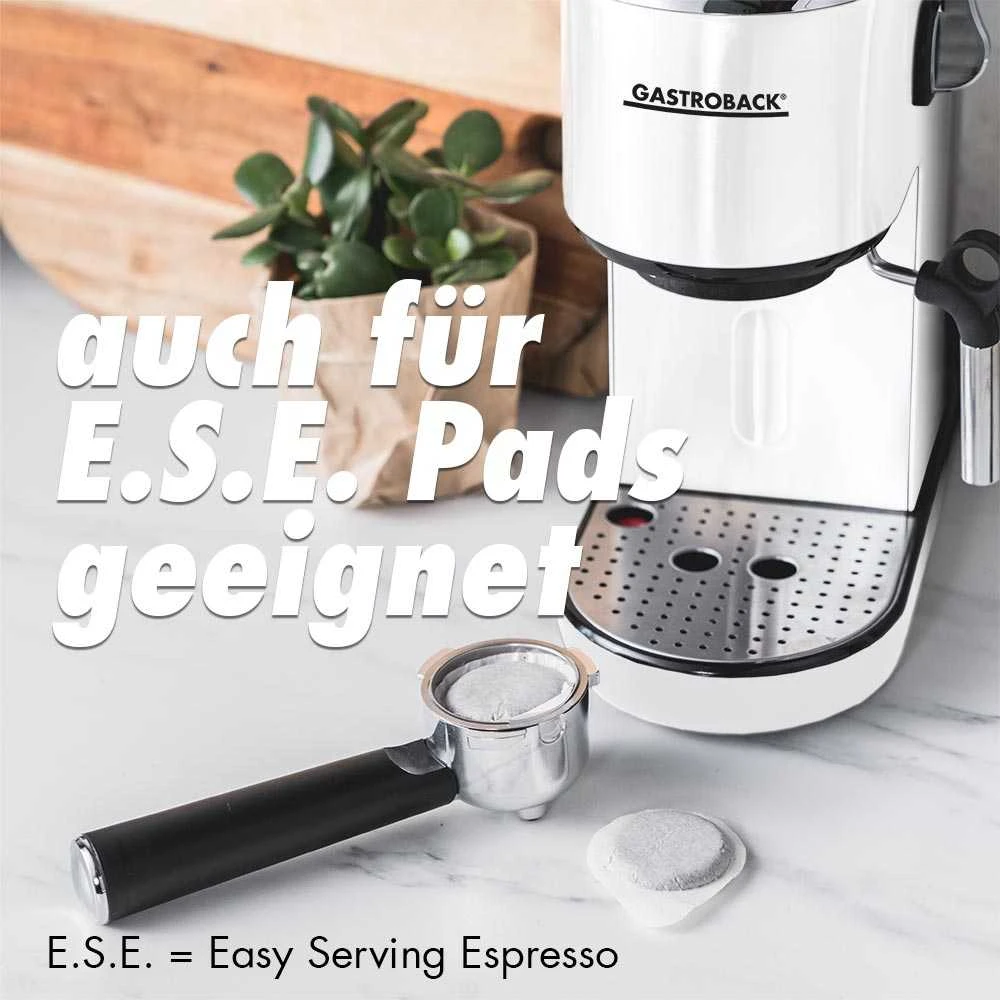 Gastroback 42717 Design Espresso Piccolo baltas