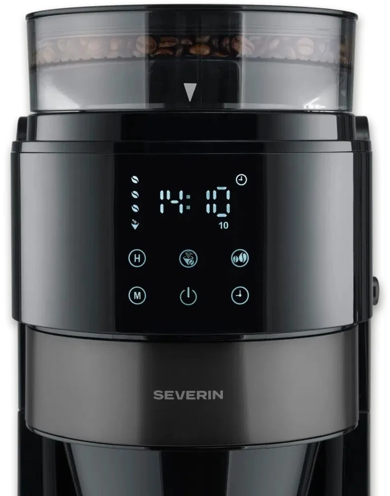 Severin KA 4830 Kavos aparatas su młynkiem dark inox-nerūdijantis plienas
