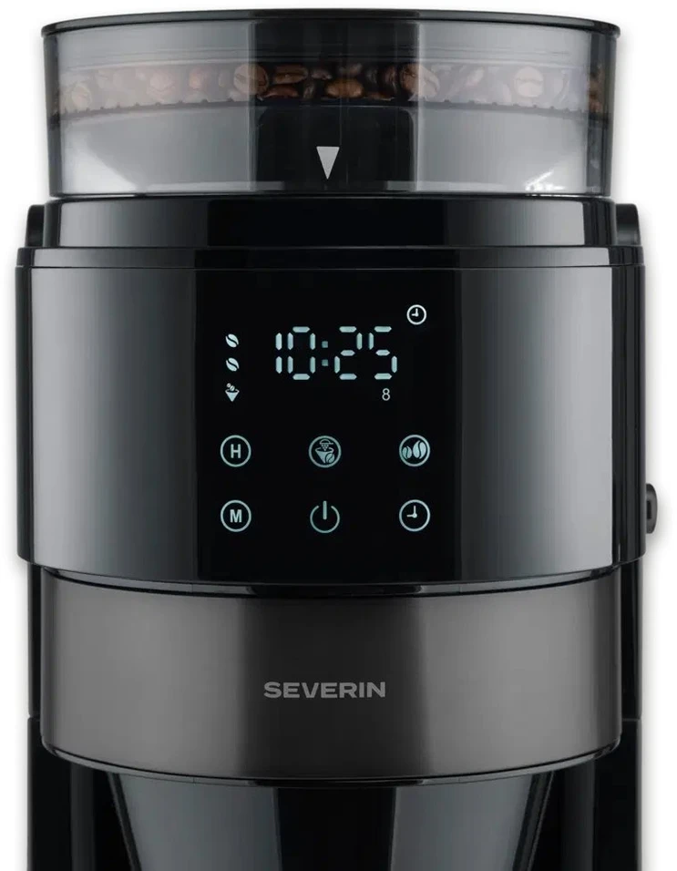 Severin KA 4831 Kavos aparatas su młynkiem dark inox-nerūdijantis plienas