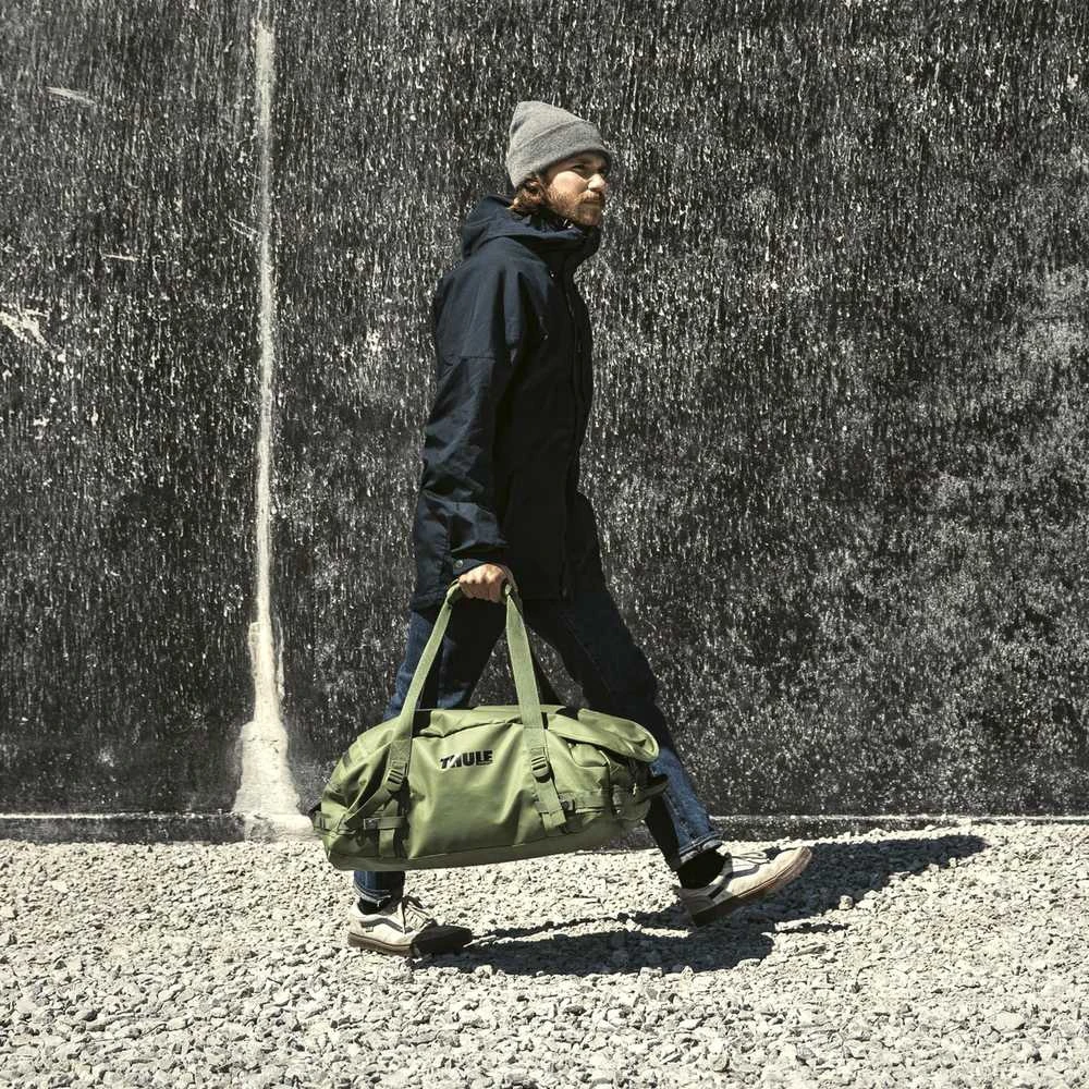Thule | Chasm | 70L Bag | Duffel | Olivine | Atsparus vandeniui