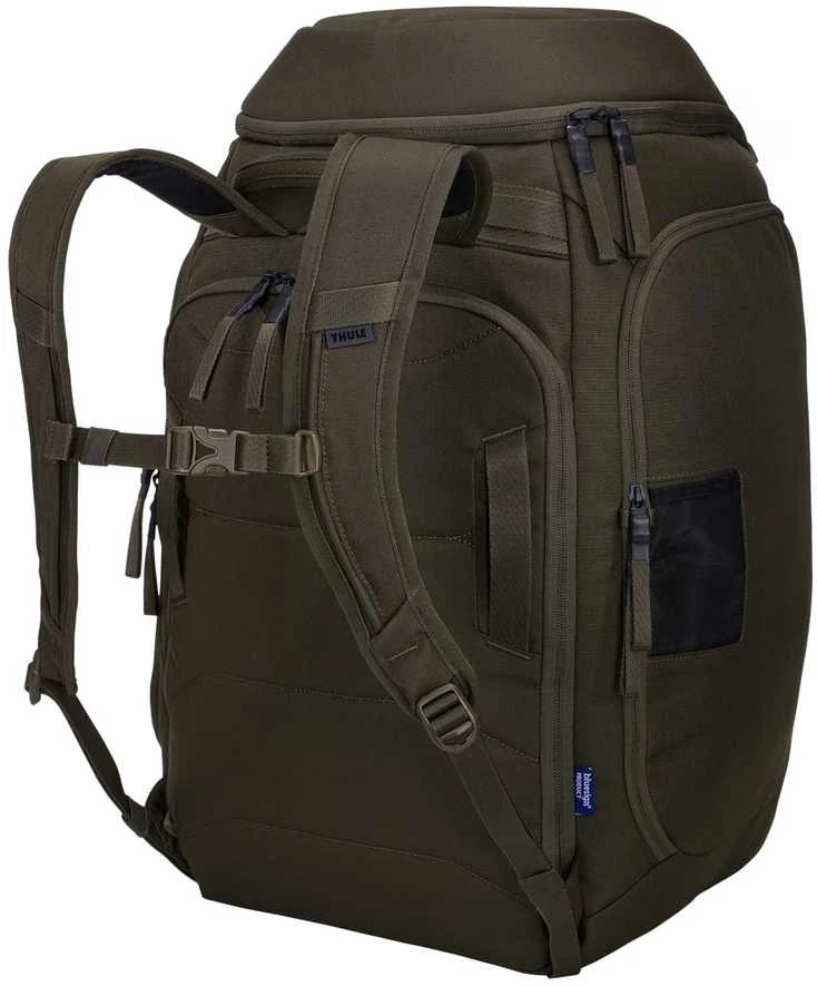Thule 5157 slidinėjimo ir snieglenčių batų kuprinė su riedėjimu, 60 l, tamsiai chaki spalvos